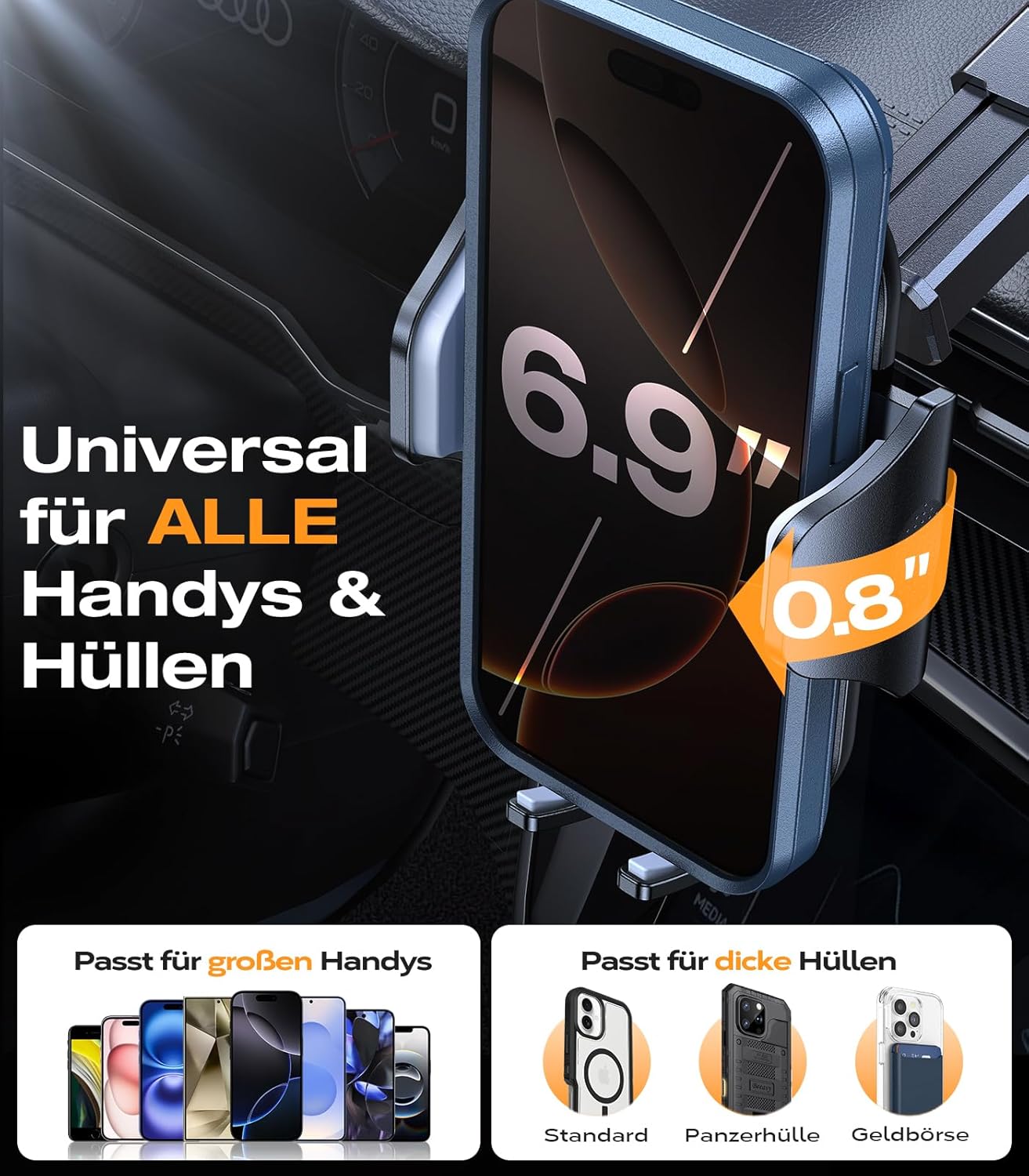 Thumbnail 5 de VICSEED 2025 Handyhalterung Auto 20 kg 📱