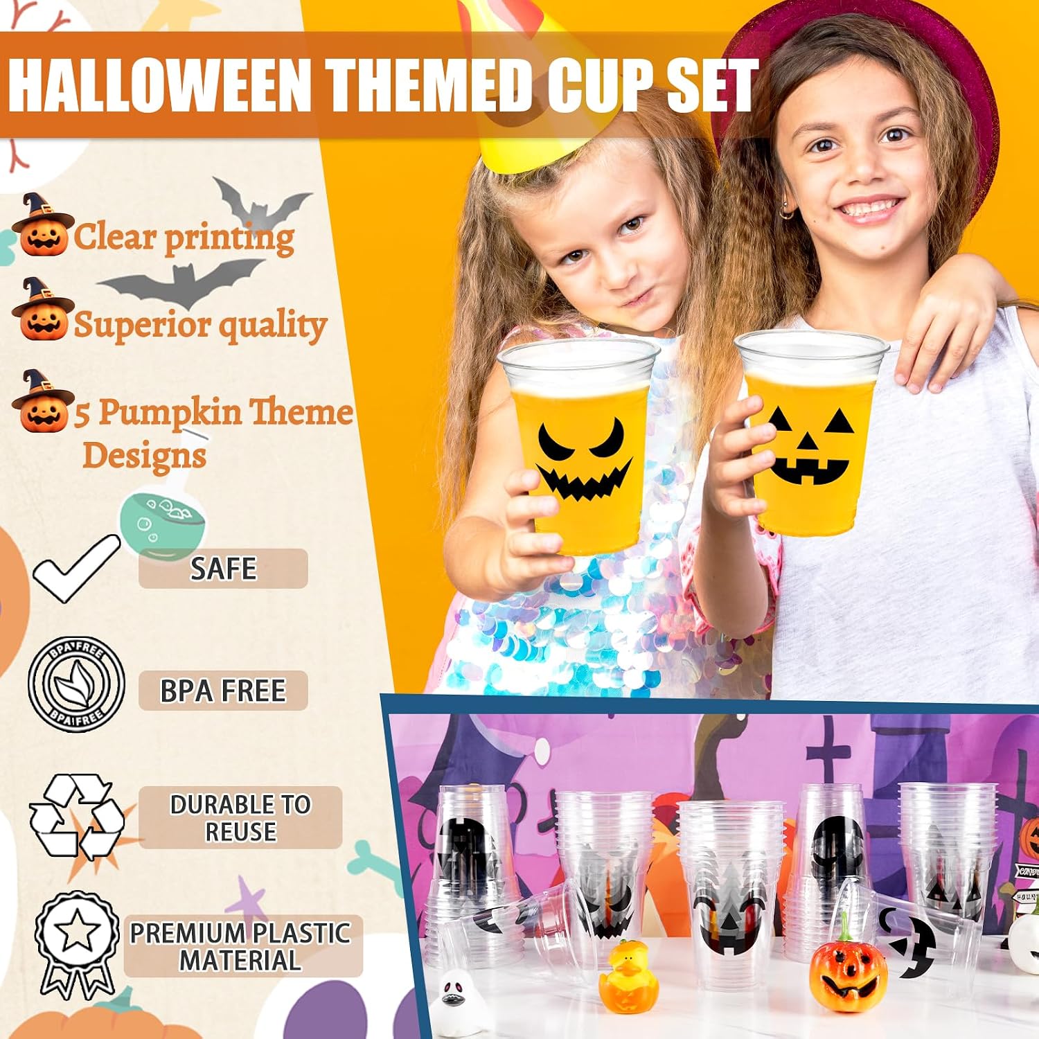 Thumbnail 4 de Halloween Party Cups, 12 oz