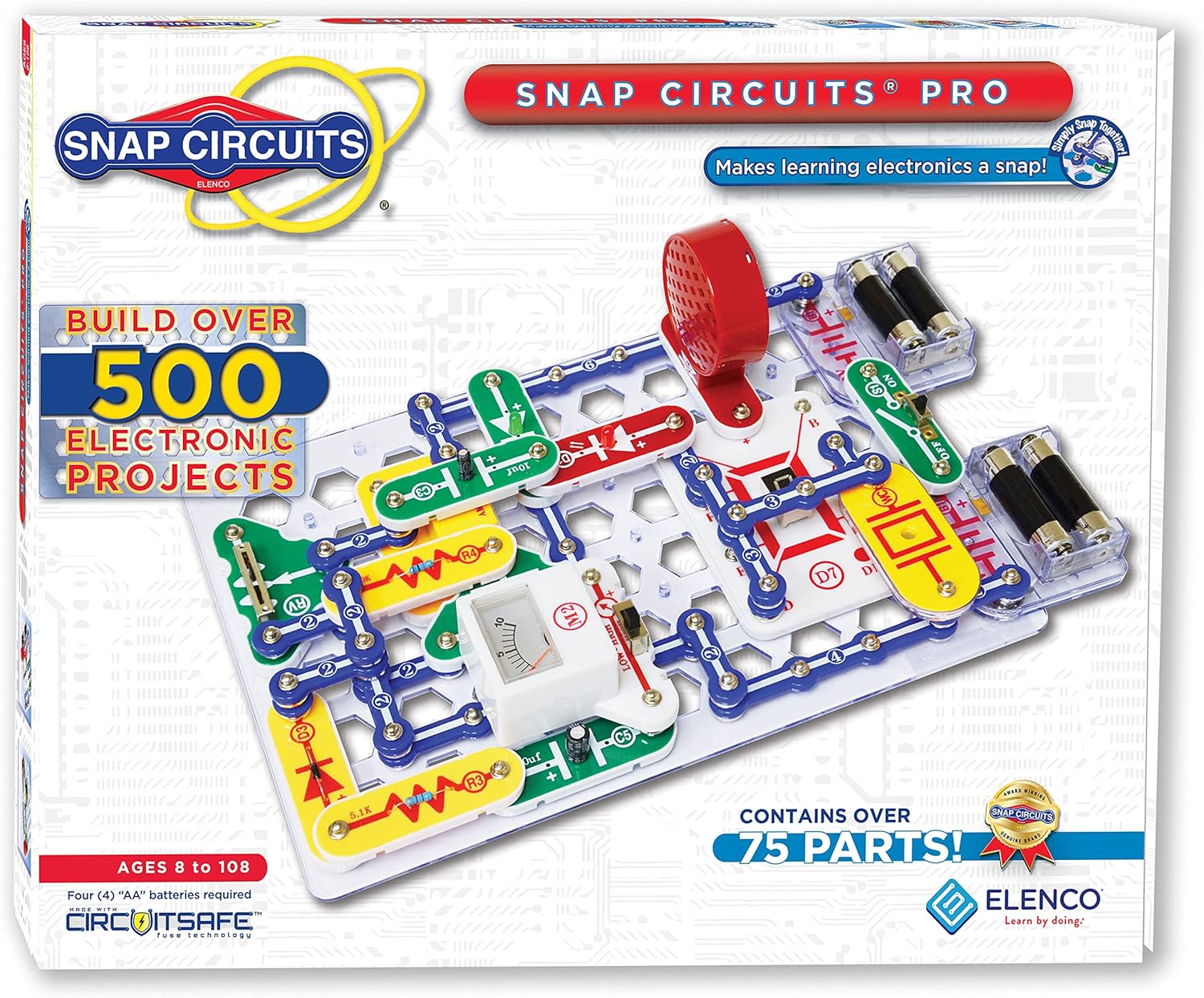 Thumbnail 4 de Elenco Snap Circuits Pro 500-in-1 Electronic Exploration Kit (500+ Projects)