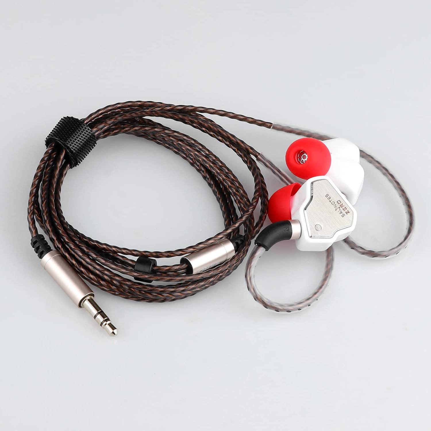 Detalle 2 de Linsoul 7Hz Salnotes Zero HiFi 10mm Dynamic Driver IEM (White) — detachable 2Pin OFC cable, no mic