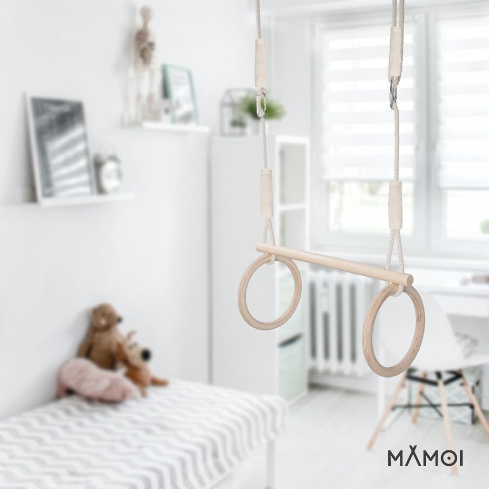 Thumbnail 4 de MAMOI Anelli ginnastica in legno per bambini 50kg