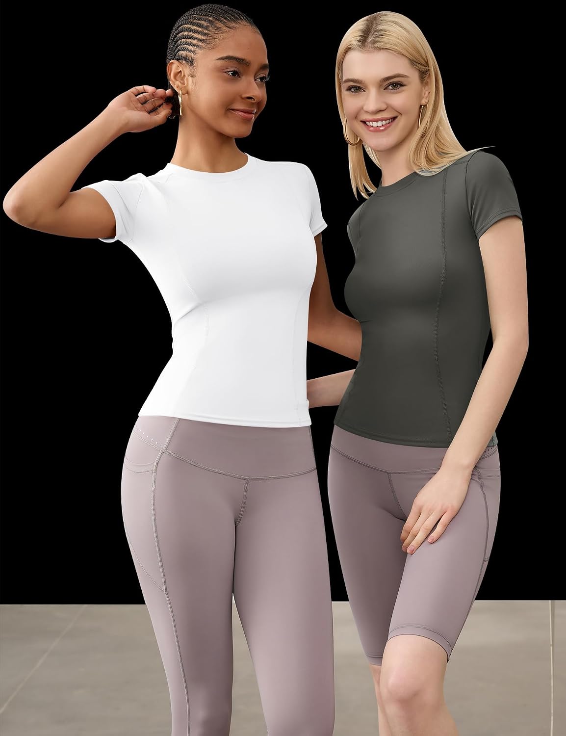 Detalle de IECCP Women Gym Shirts 85% polyester
