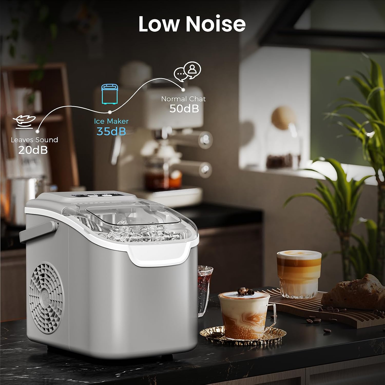 Detalle 2 de Antarctic Star Countertop Ice Maker, 8-Cube