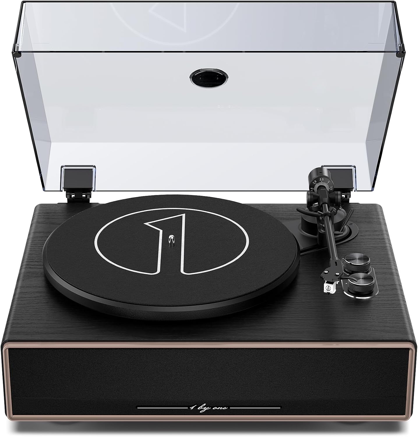 Thumbnail 6 de 1 BY ONE 1-AD07DE02 platenspeler met Bluetooth en ingebouwde luidsprekers
