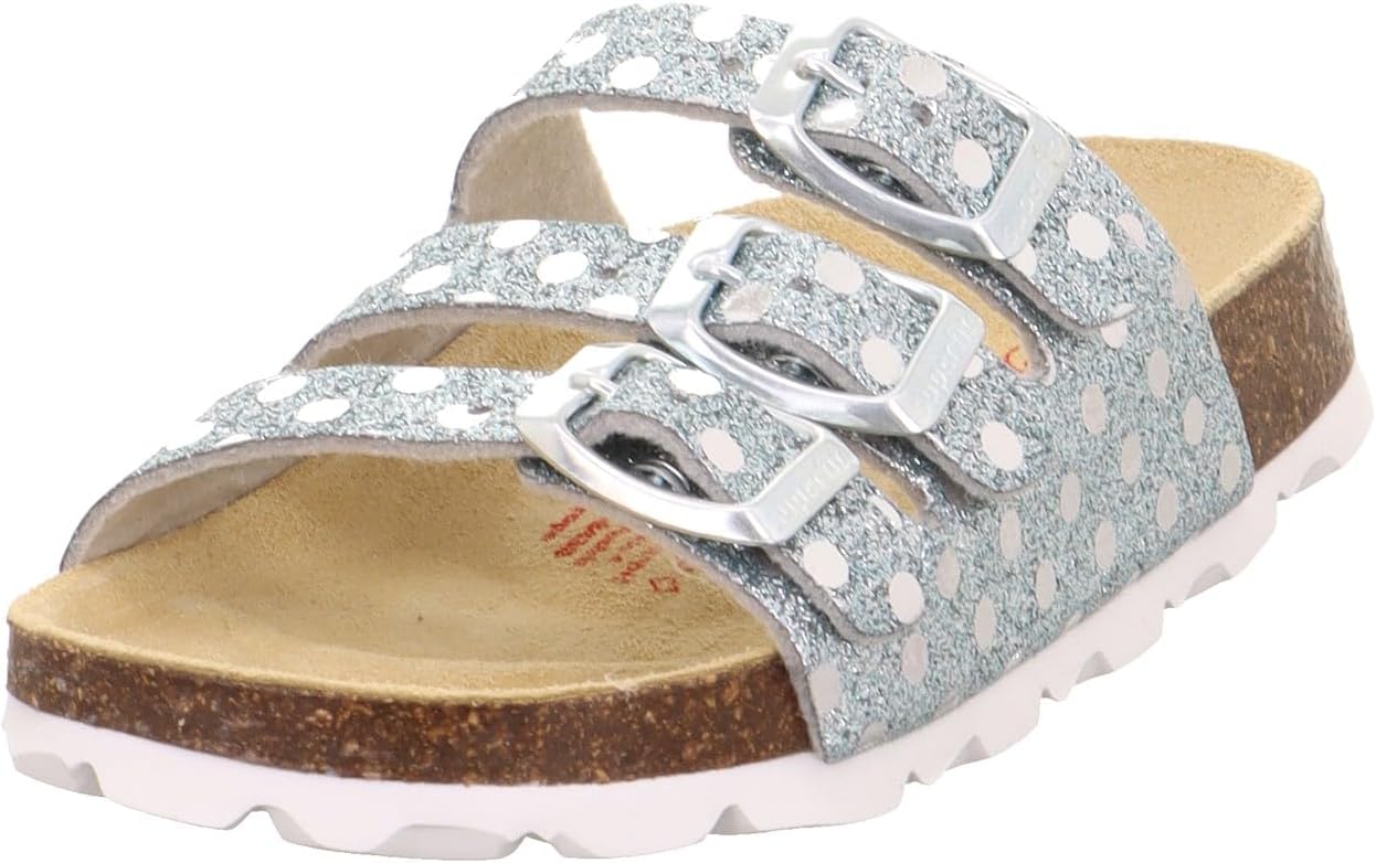 Thumbnail 6 de Superfit Girl's Footbed Slippers: orthopädische Tieffußbett-Schlupfschuhe mit Klett