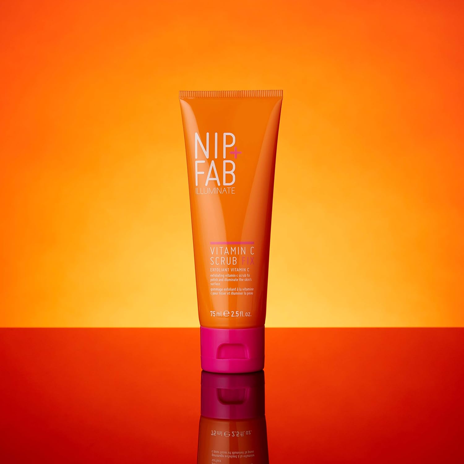 Detalle de Nip + Fab Vitamin C Fix Scrub Viso: esfoliante purificante illuminante con Vitamina C, olio di cocco ed estratto di caffè, 75 ml