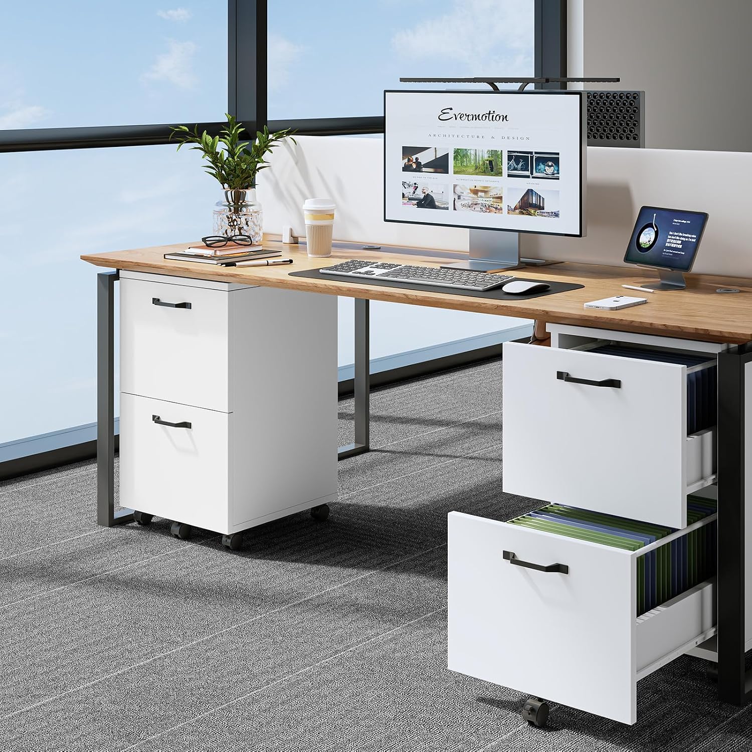 Detalle de DUMOS File Cabinet, White