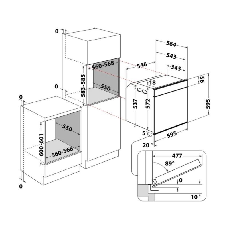 Thumbnail 1 de Hotpoint FI6 861 SPIX/HA 73L