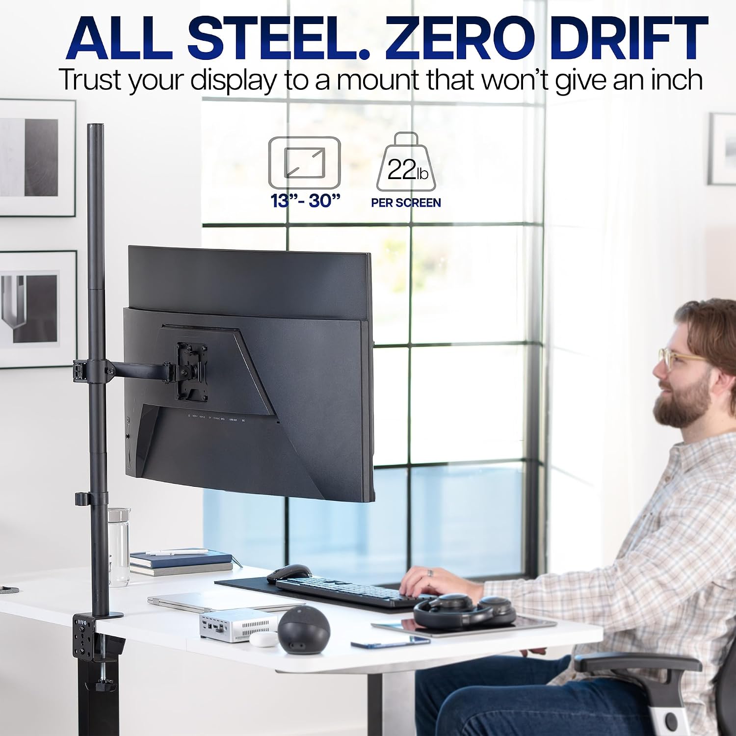 Thumbnail 2 de VIVO STAND-V011 39 inch Monitor Mount
