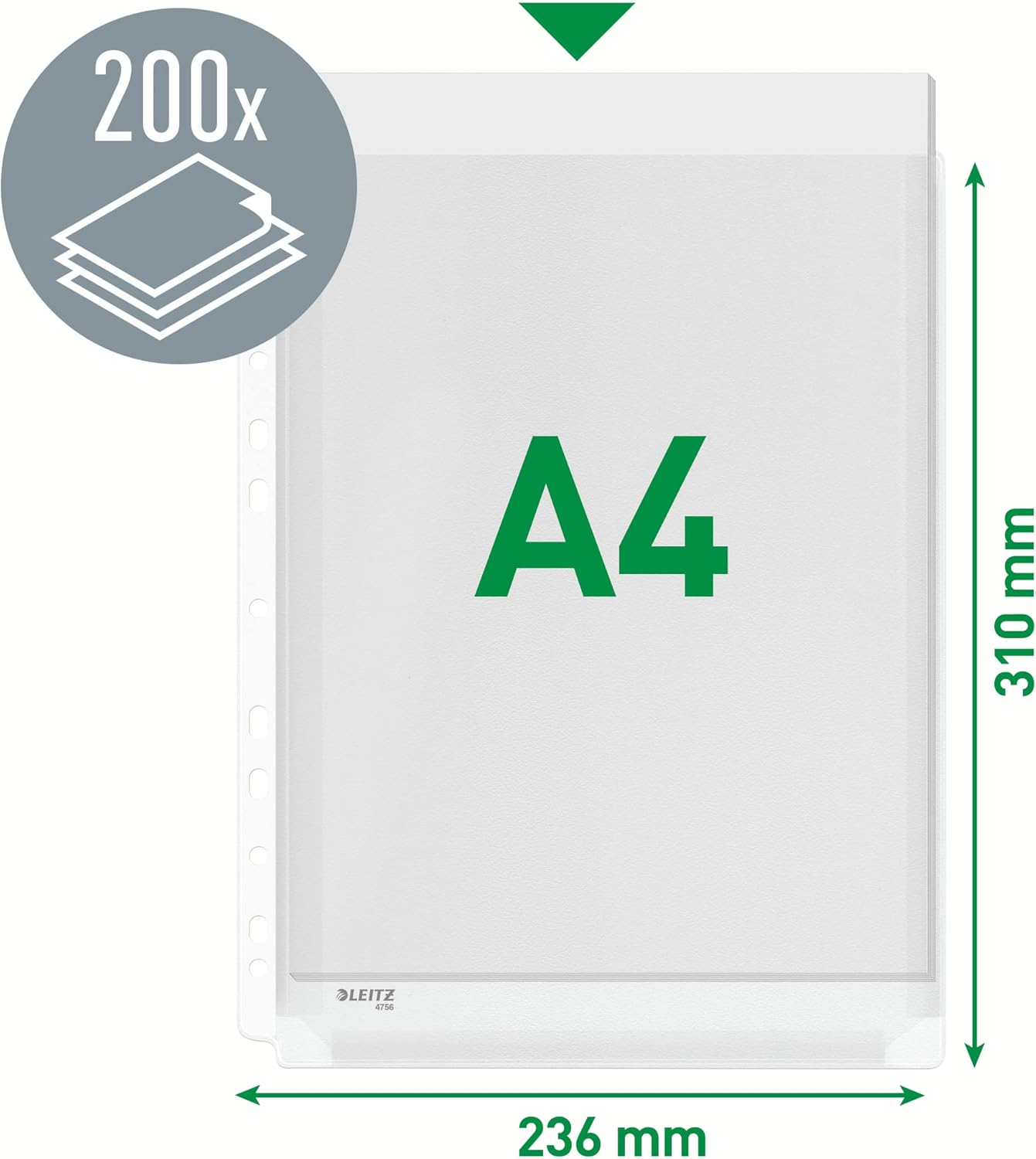 Thumbnail 5 de Leitz 47563003 Fundas Maxi Document Wallet A4, Pack de 5 📂