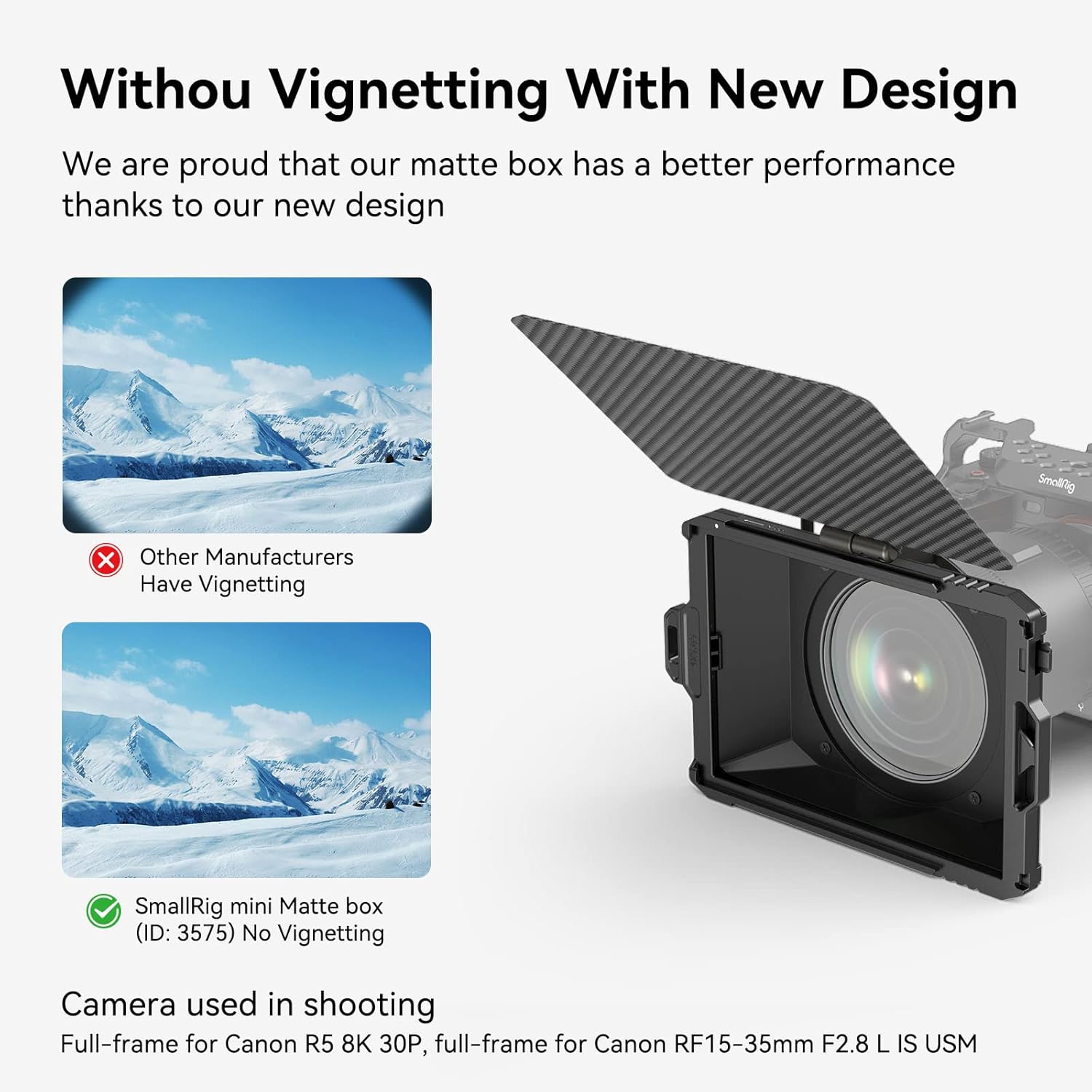Thumbnail 2 de SMALLRIG 3575 Mini Matte Box Lite