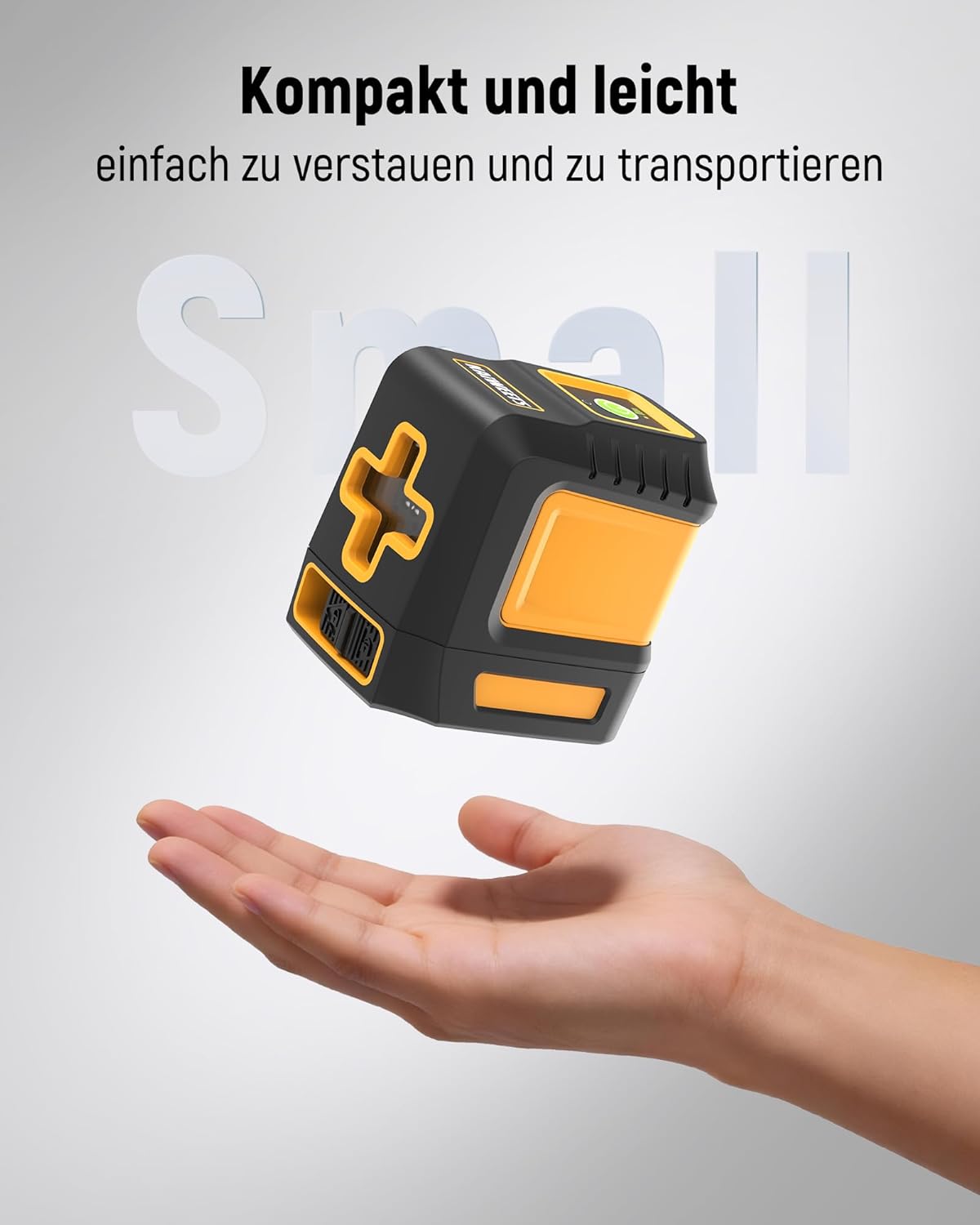 Thumbnail 2 de Livella Laser Autolivellante KAIWEETS Verde 30 m con base magnetica e croce orizzontale/verticale