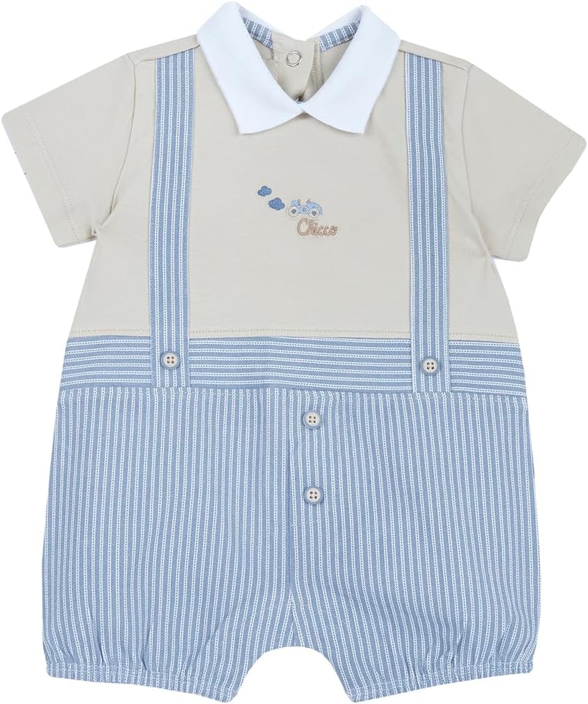 Thumbnail 6 de Chicco barboteuse coton bébé, nœud doré