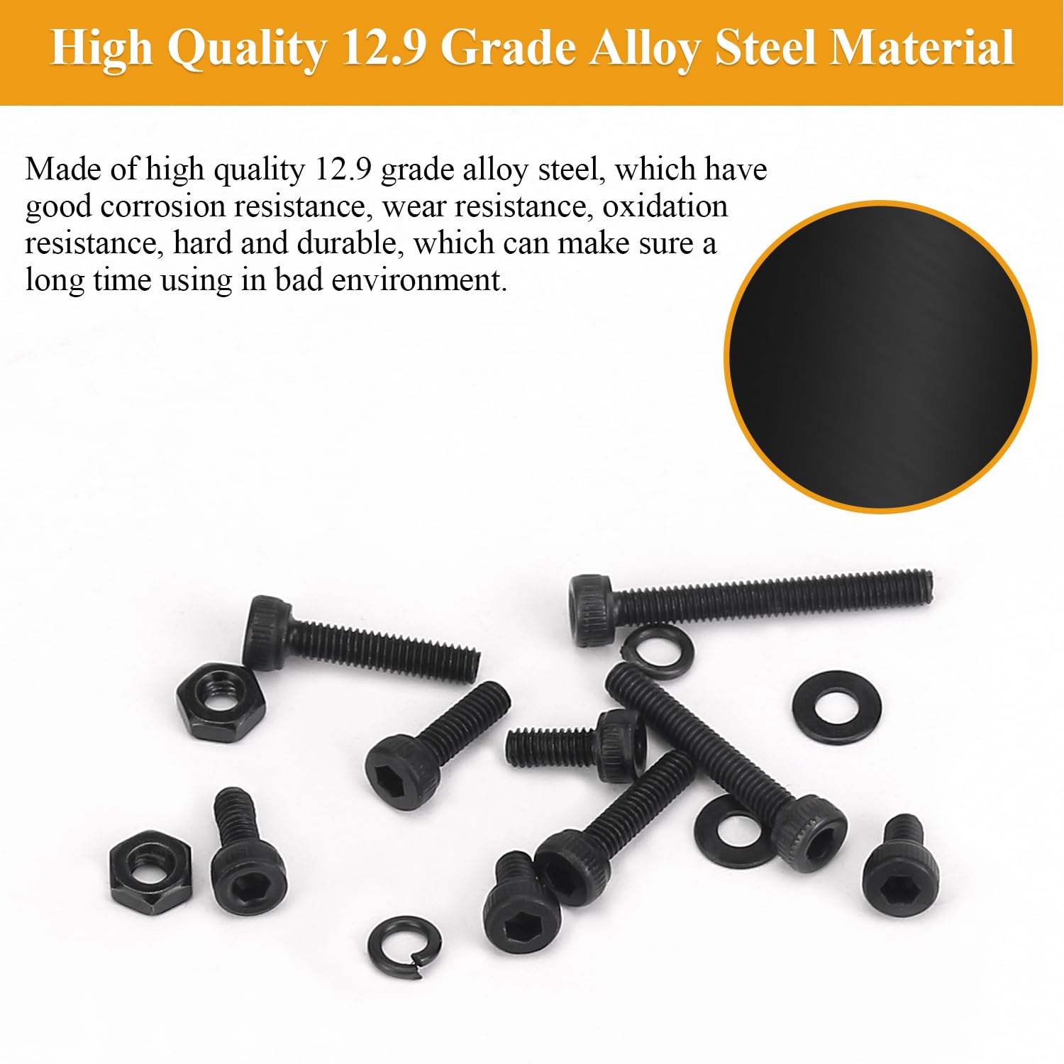 Detalle de Sutemribor Socket Head Cap Screws, M2.5 x 4mm