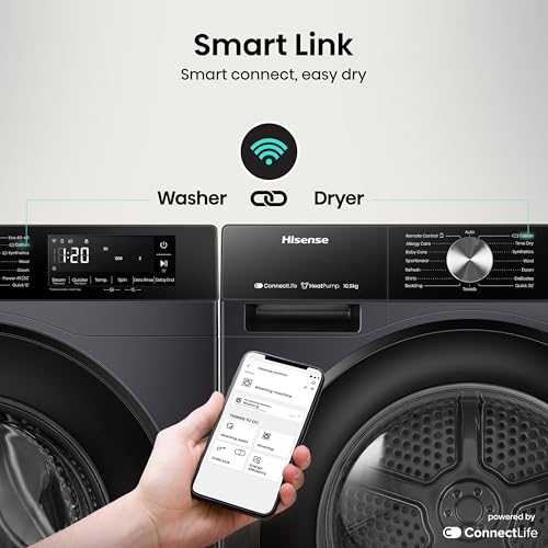 Thumbnail 10 de Hisense 3S WiFi Series WF3S1043BB3 10.5kg Front Load Washing Machine