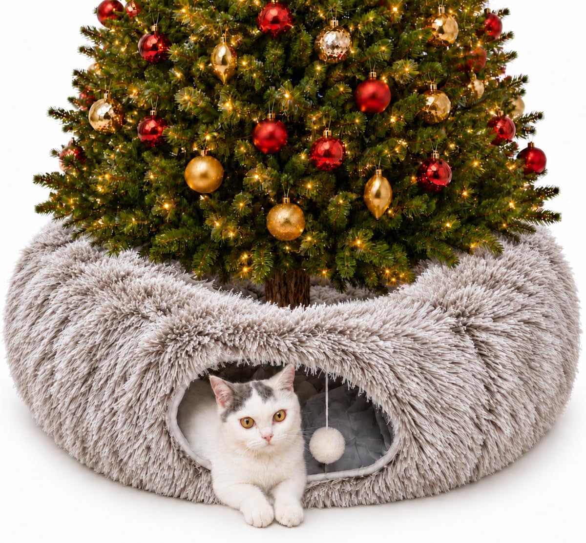 Detalle de LUCKITTY Cat Tunnel Bed, 3 FT