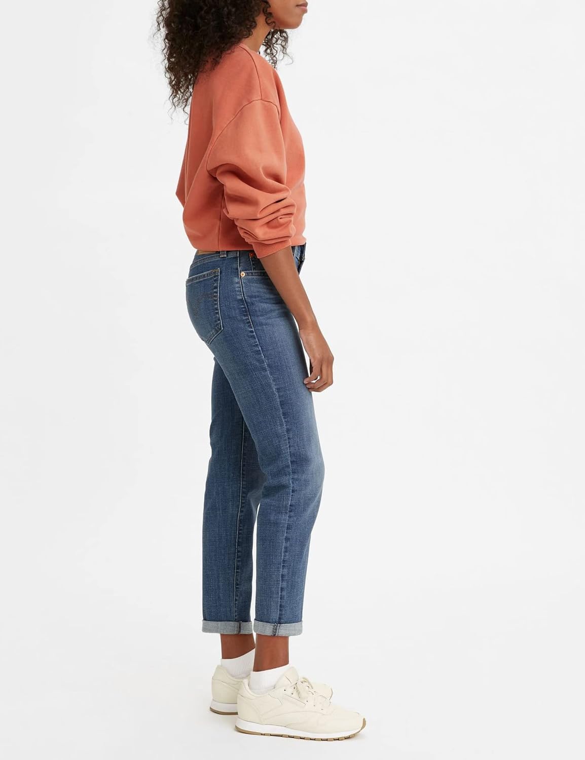 Detalle de Levi's Mid Rise Boyfriend Vaqueros mujer