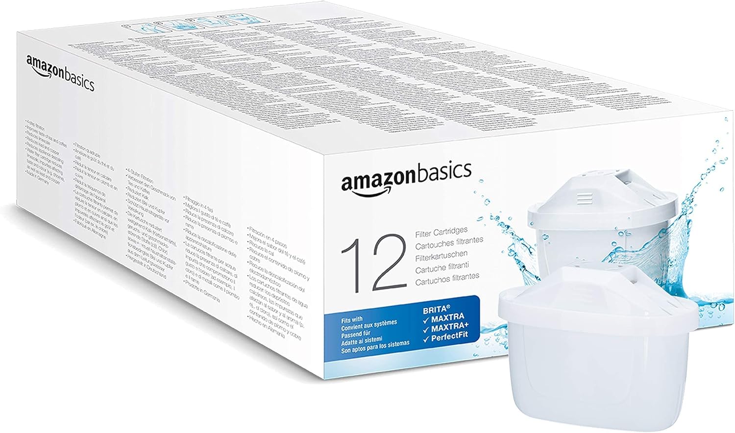 Thumbnail 6 de Cartouches filtrantes Amazon Basics compatibles BRITA et Amazon Basics, lot de 6