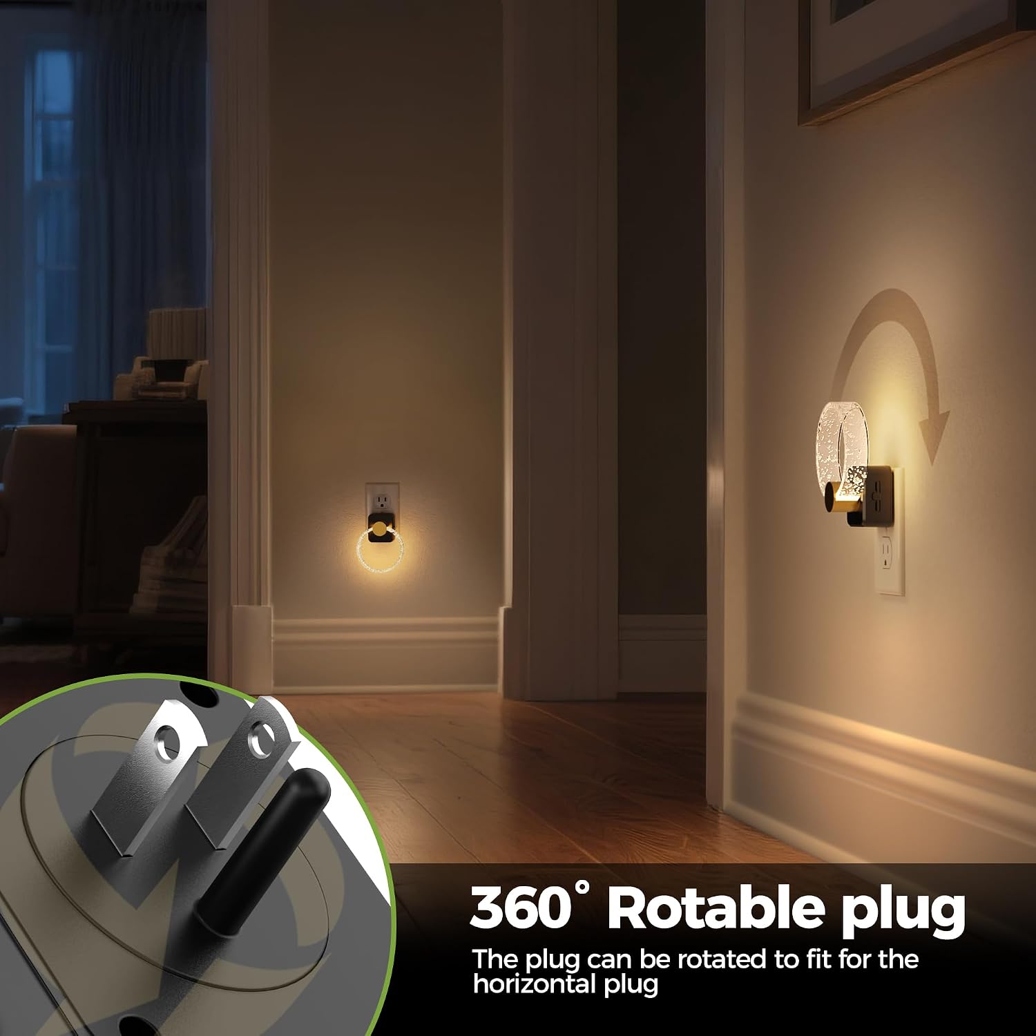 Detalle 1 de DORESshop Plug-In Night Light Acrylic