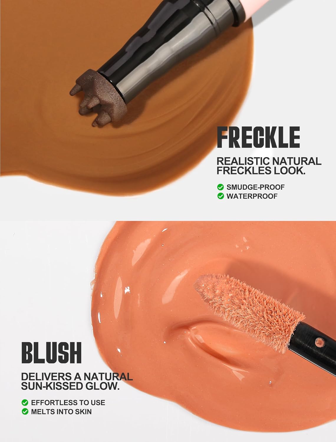Thumbnail 6 de Anglicolor Penna blush per lentiggini 2 in 1 (02 MOCHA) rosa tenue naturale