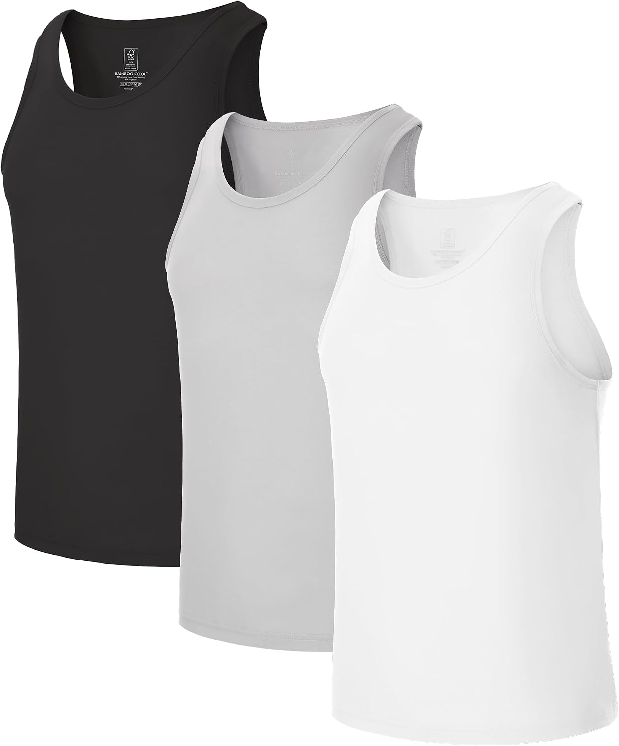 Thumbnail 6 de BAMBOO COOL Men's Tank Top 3 Pack