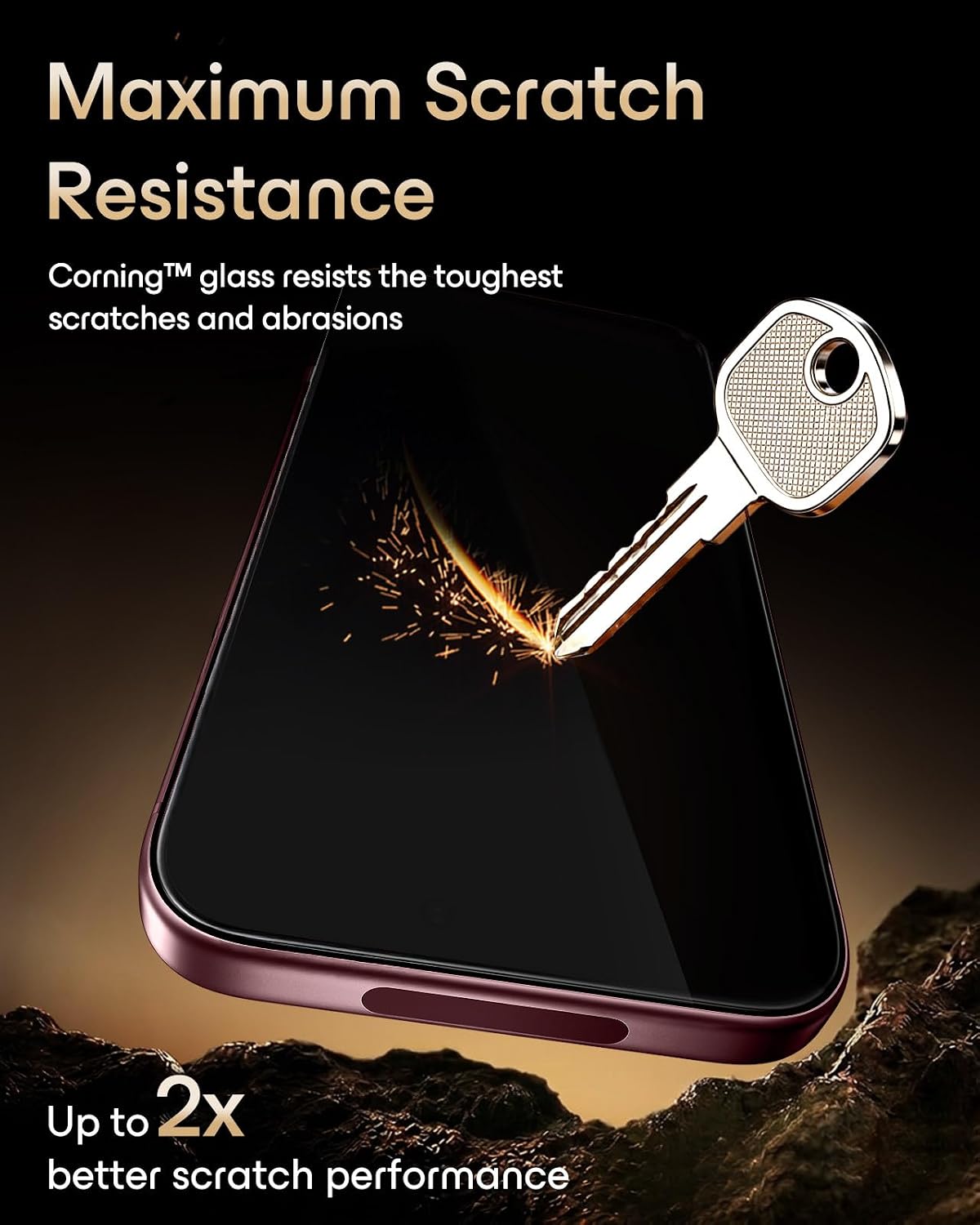 Thumbnail 6 de ESR Armorite Pro iPhone 18 Pro Max Privacy Screen Protector, 3-Pack