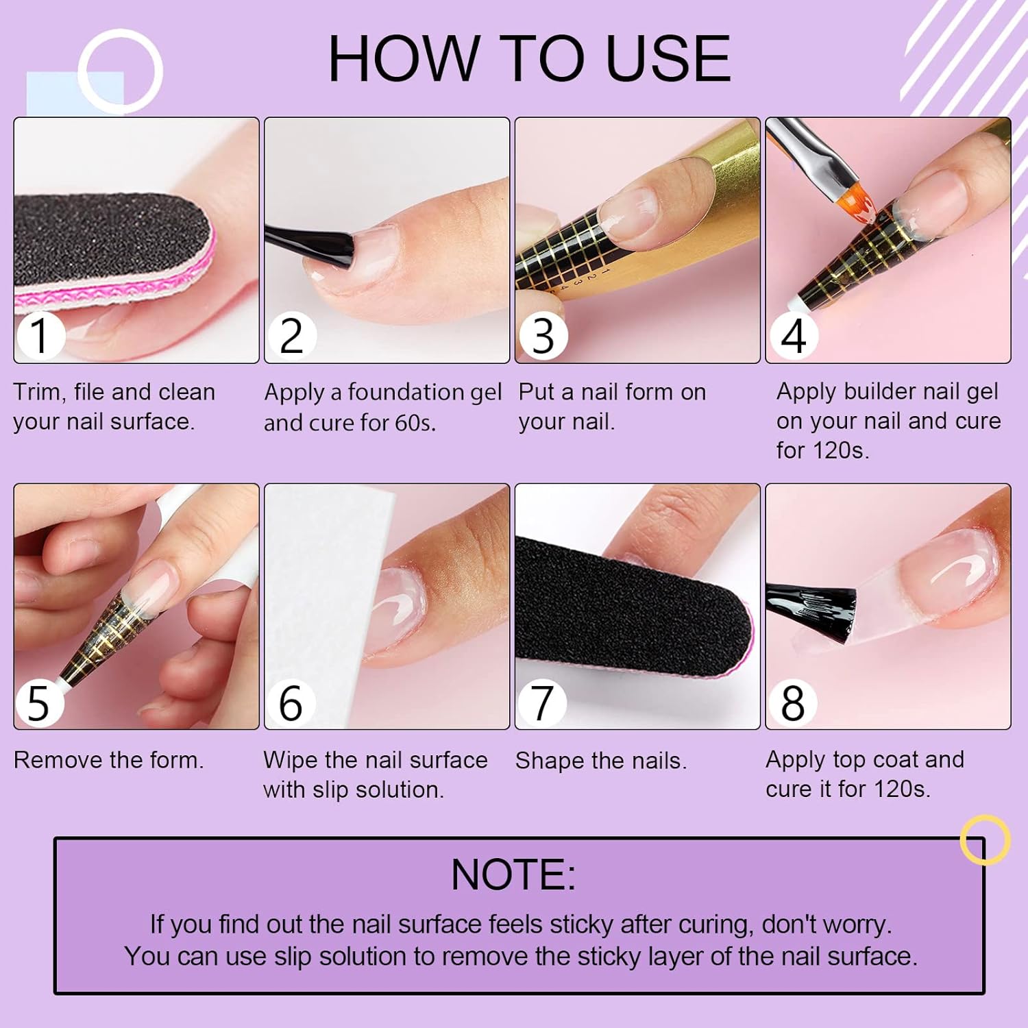 Thumbnail 5 de Saviland klares Aufbaugel für Gelnägel (100 g) – UV-LED Builder-Gel für Nagelverlängerung & Reparatur