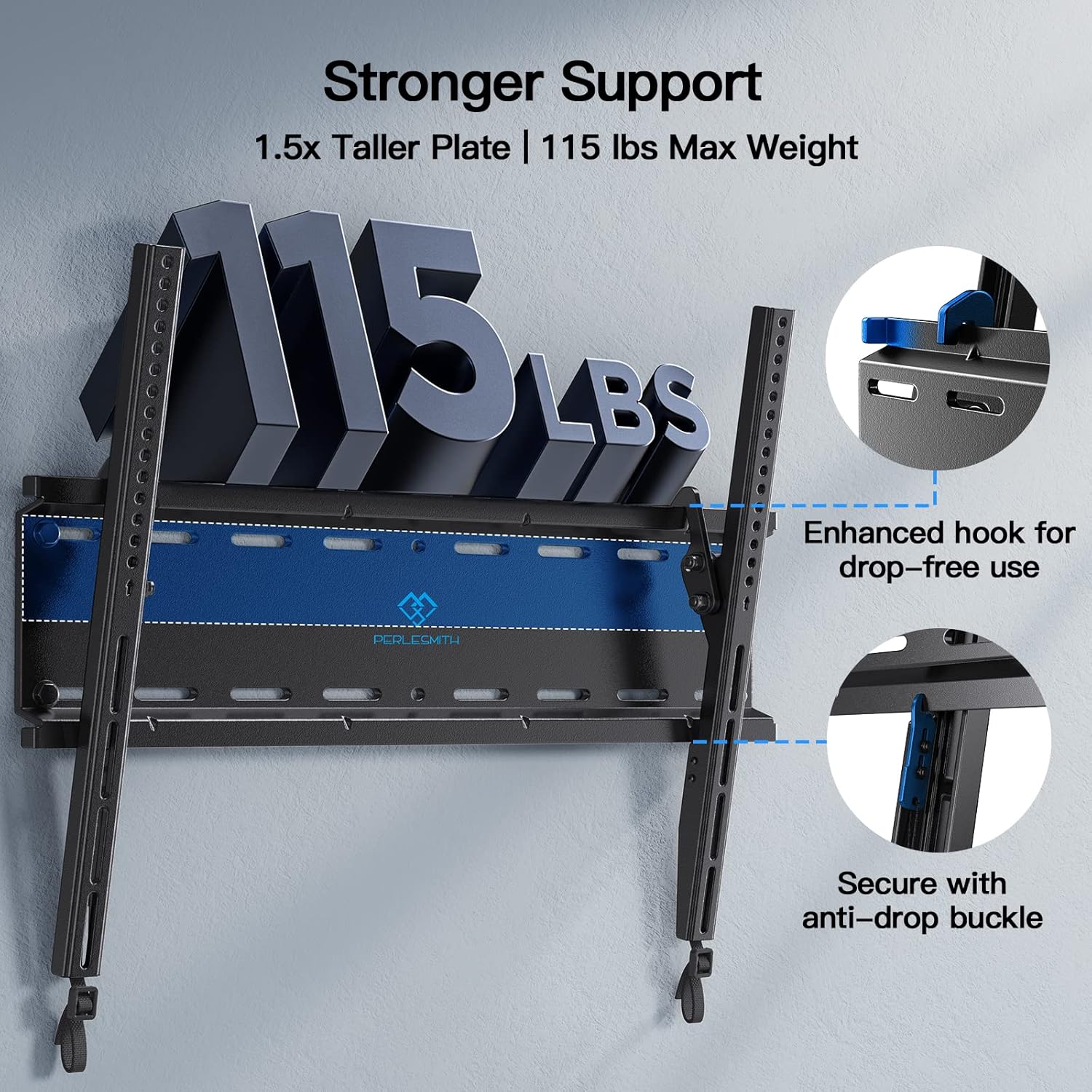 Detalle 1 de PERLESMITH Tilting TV Wall Mount