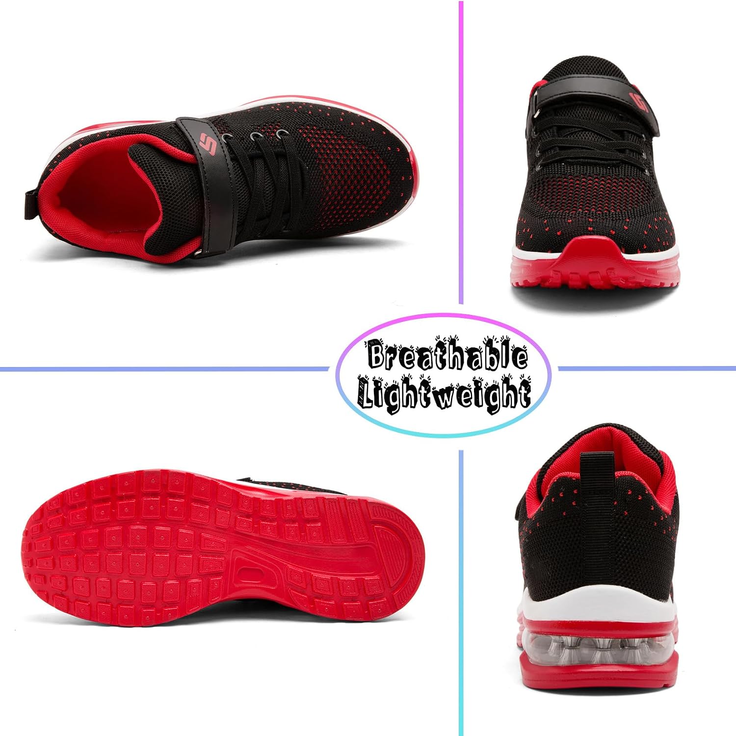 Detalle 2 de Unitysow Kinder Turnschuhe mit Mesh