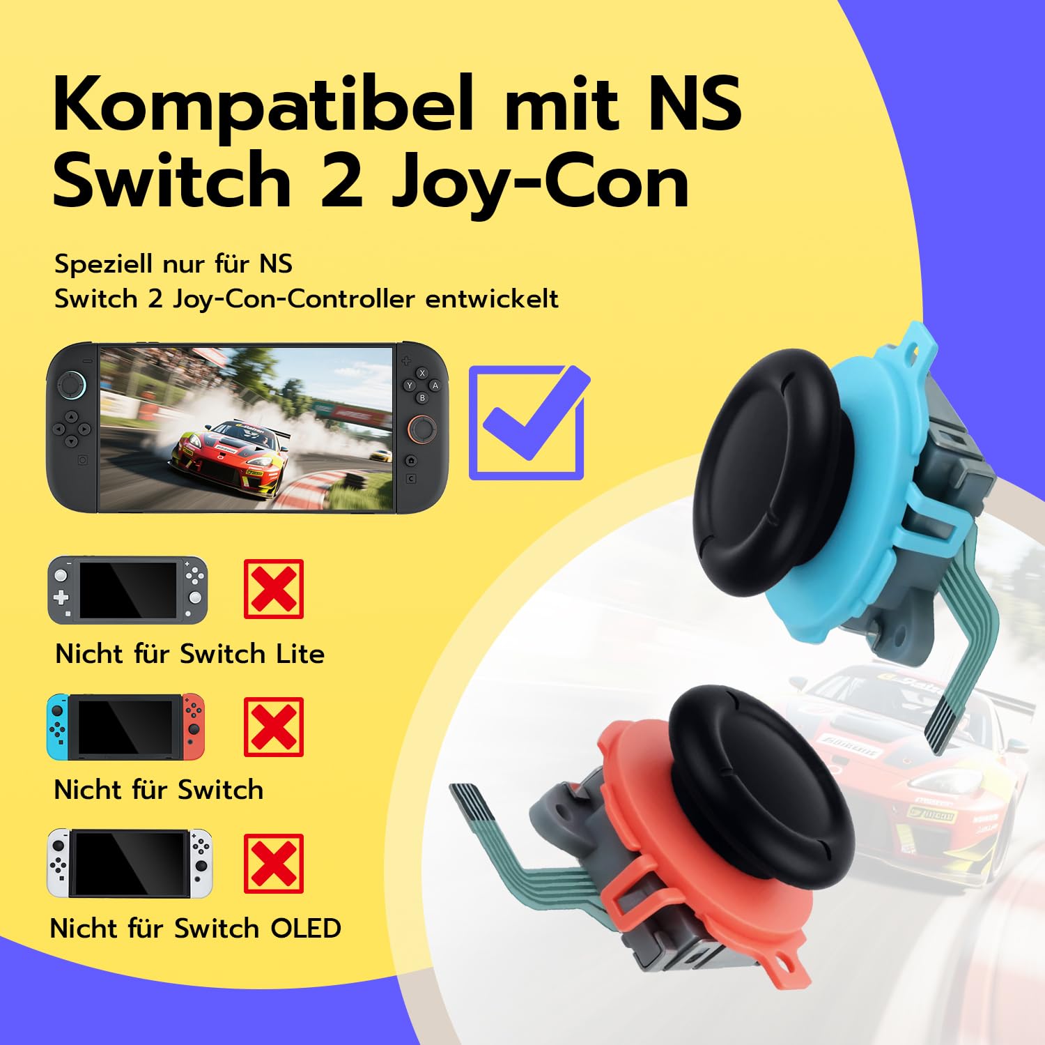 Detalle 2 de Wigearss Ersatz 3D Sensor Stick Kit Switch 2