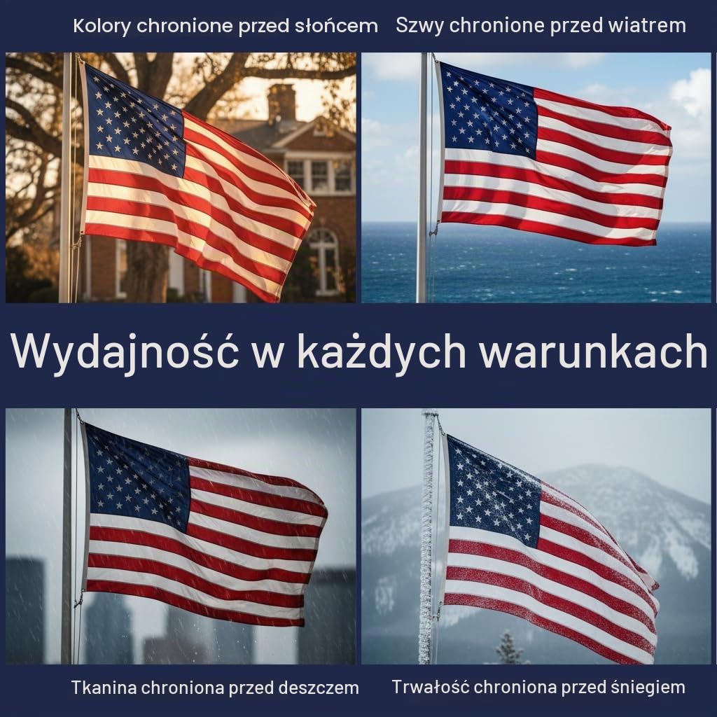 Thumbnail 6 de Star Spangled Flags 4316387475 – flaga USA 91 × 152 cm z nylonu