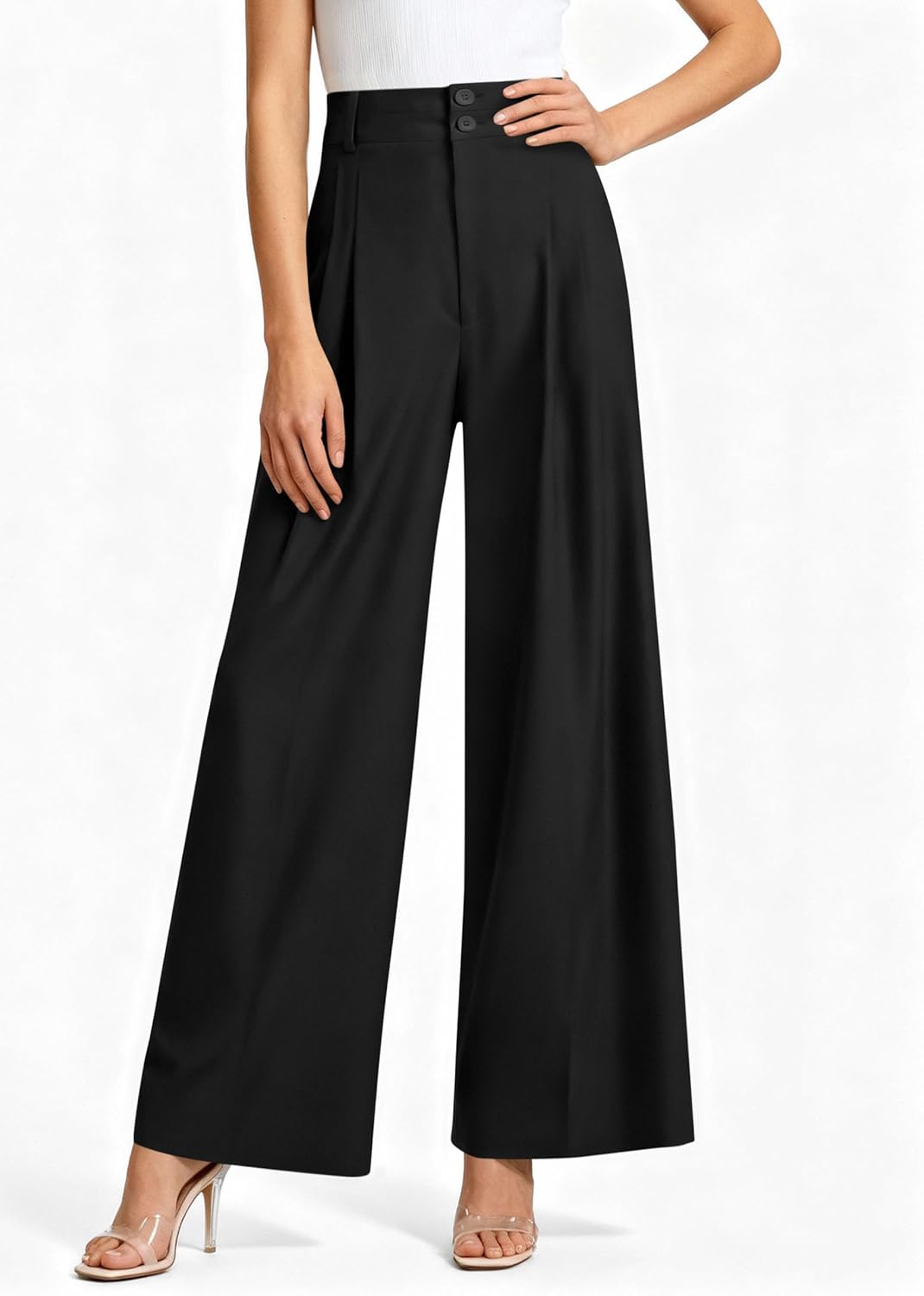 Thumbnail 4 de PRETTYGARDEN Palazzo Pants High Waist