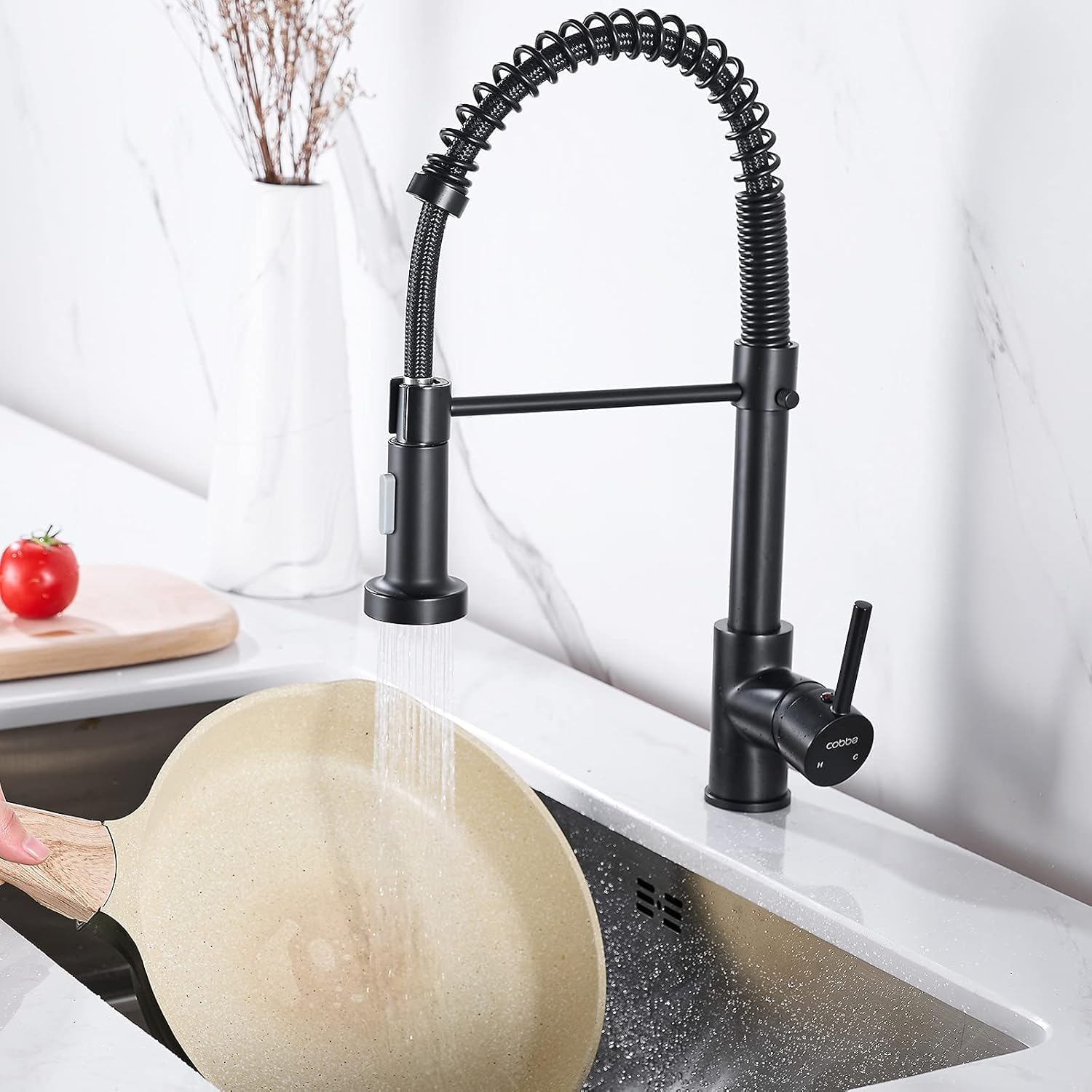 Thumbnail 6 de Cobbe Spring Kitchen Tap 360° swivel