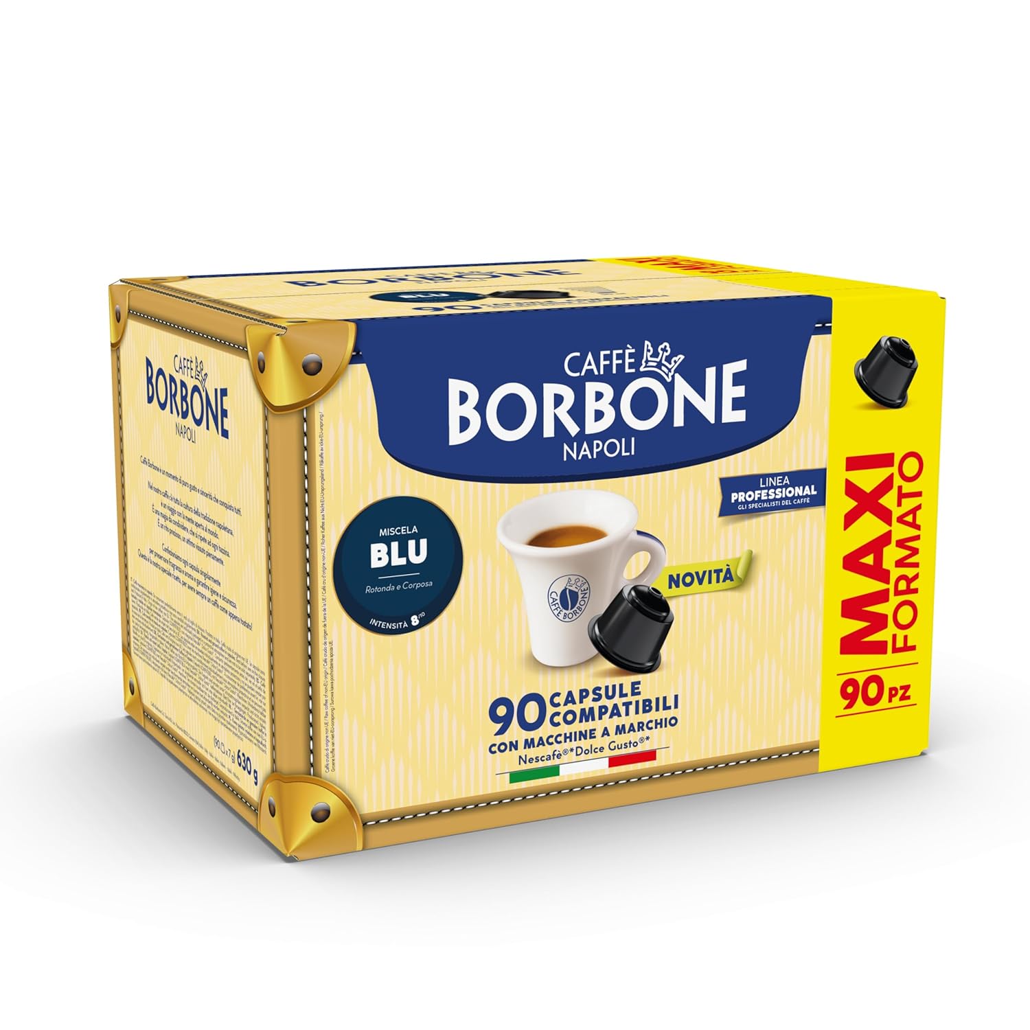 Thumbnail 3 de Caffè Borbone Blaue Kaffeemischung – 90 Kapseln, kompatibel mit Nescafé Dolce Gusto