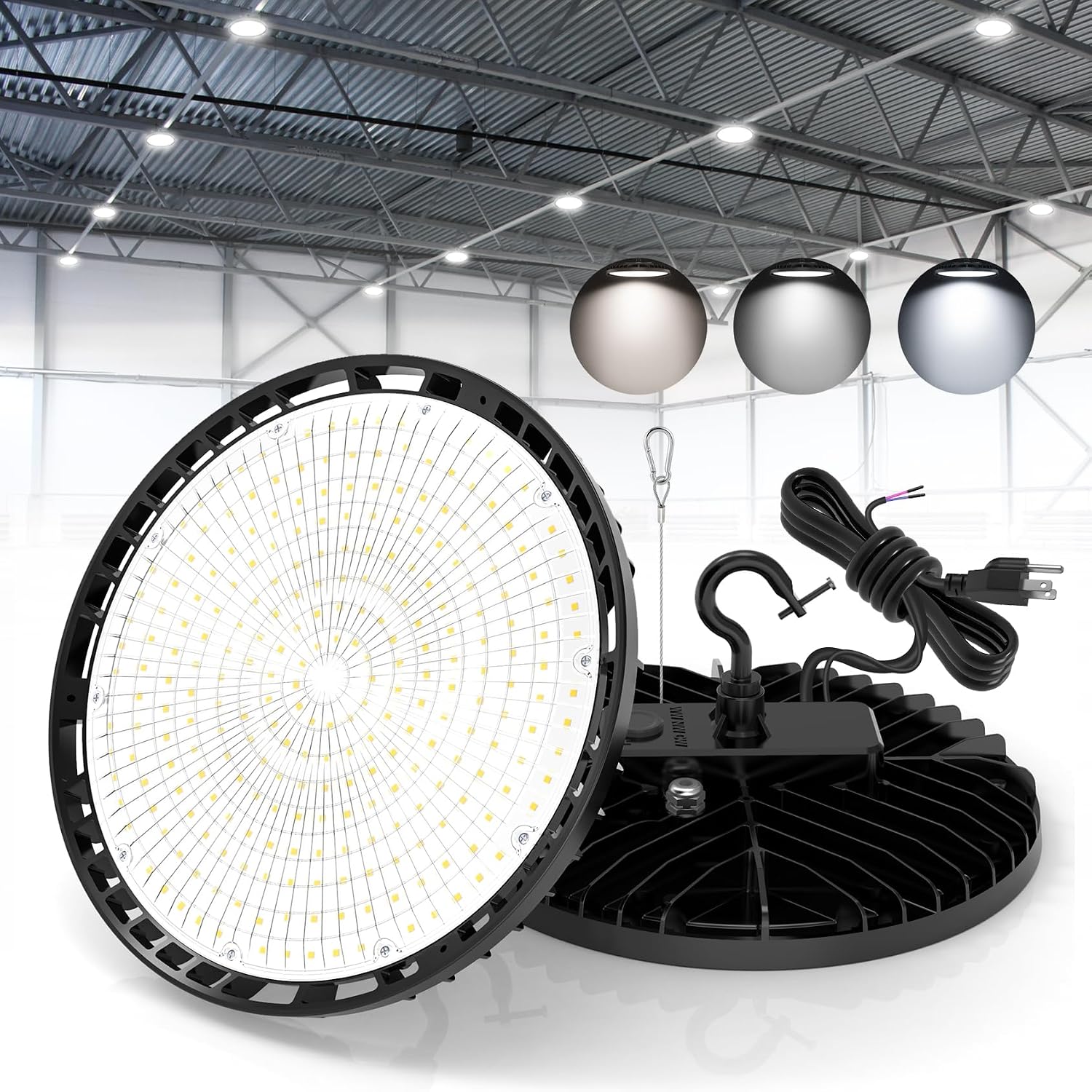 Detalle de NUOGUAN UFO high bay LED light 150W