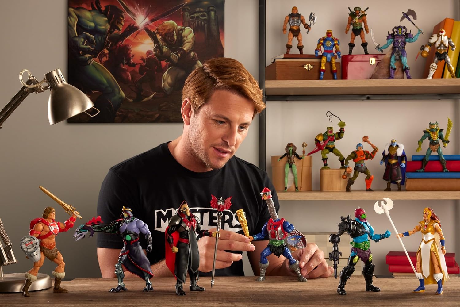 Thumbnail 1 de Masters of the Universe MOTU Masterverse Skeletor 🌌, Figura con trono y báculos