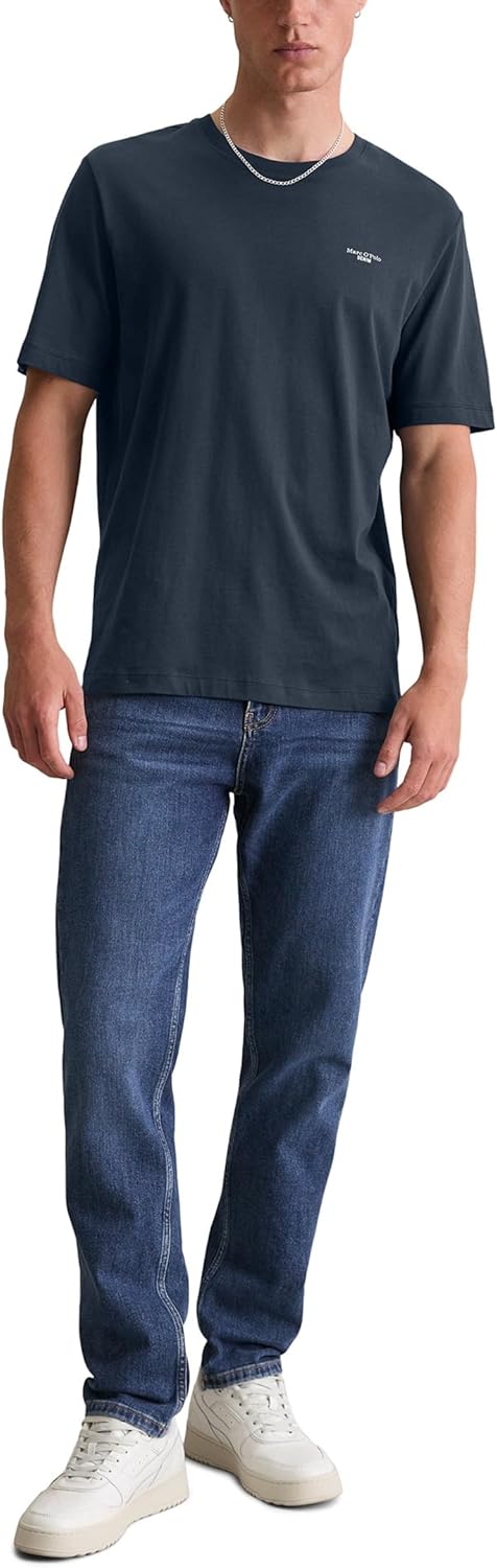 Thumbnail 5 de Marc O’Polo Herren T-Shirt 51556 mit Rundhalsausschnitt aus Bio-Baumwolle (1er Pack)