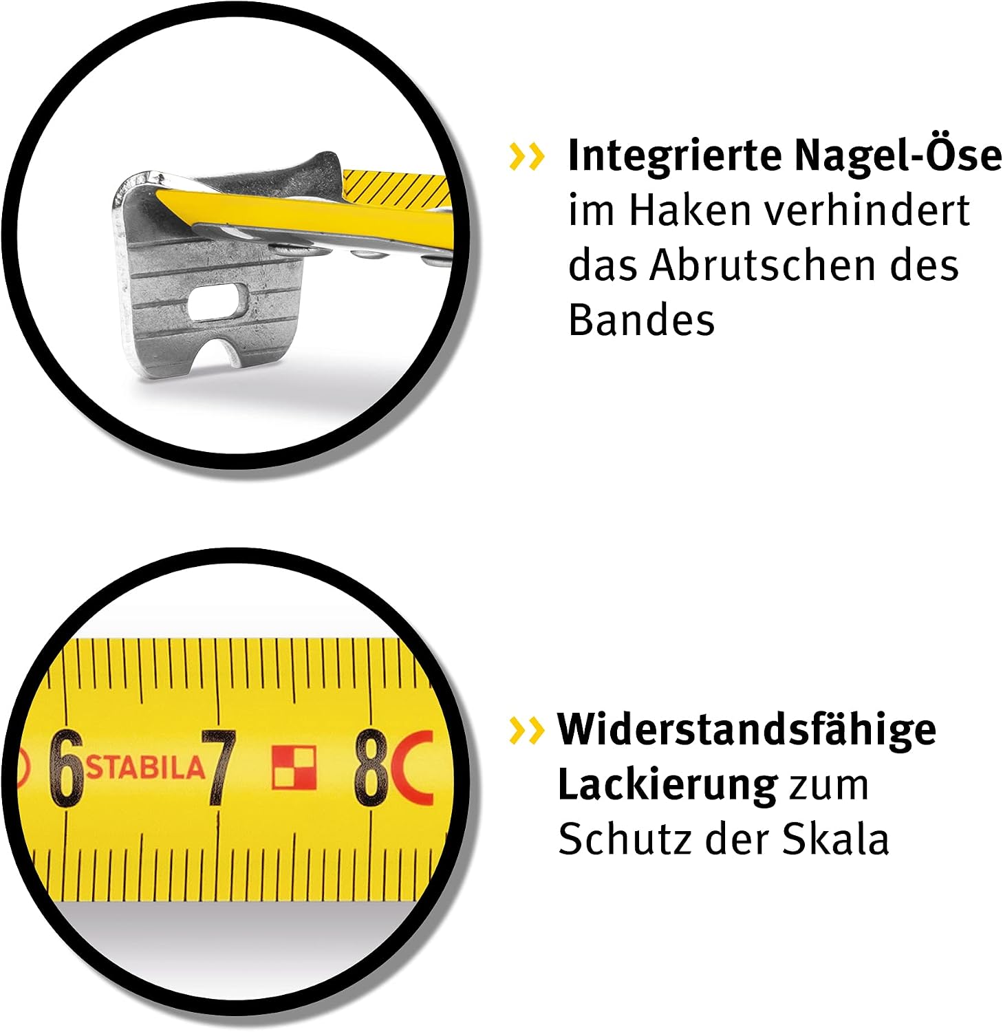 Detalle 2 de STABILA BM 100 Taschenbandmaß 8 m