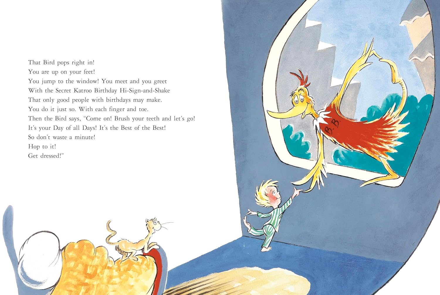 Thumbnail 1 de Dr. Seuss Happy Birthday to You! Hardcover Book for Birthday Reading