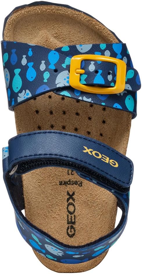 Detalle 2 de Geox B Sandal Chalki Boy SandaleBébé garçon — Confort et authenticité pour les petits pas