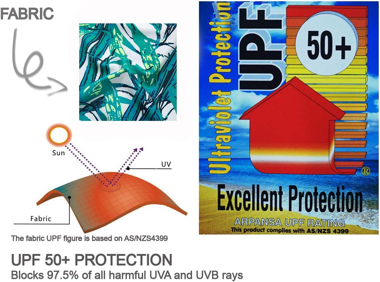 Thumbnail 4 de BONVERANO Baby Jungen Badeanzug mit UV-Schutz 50+ und Reißverschluss – Kurzarm Rash Guard