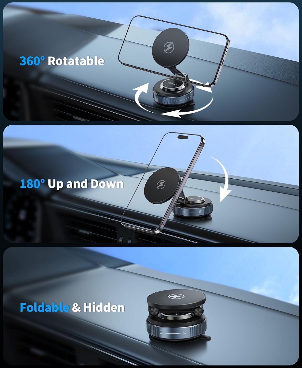 Thumbnail 5 de Beeasy MagSafe Car Mount Charger 15W fast charger
