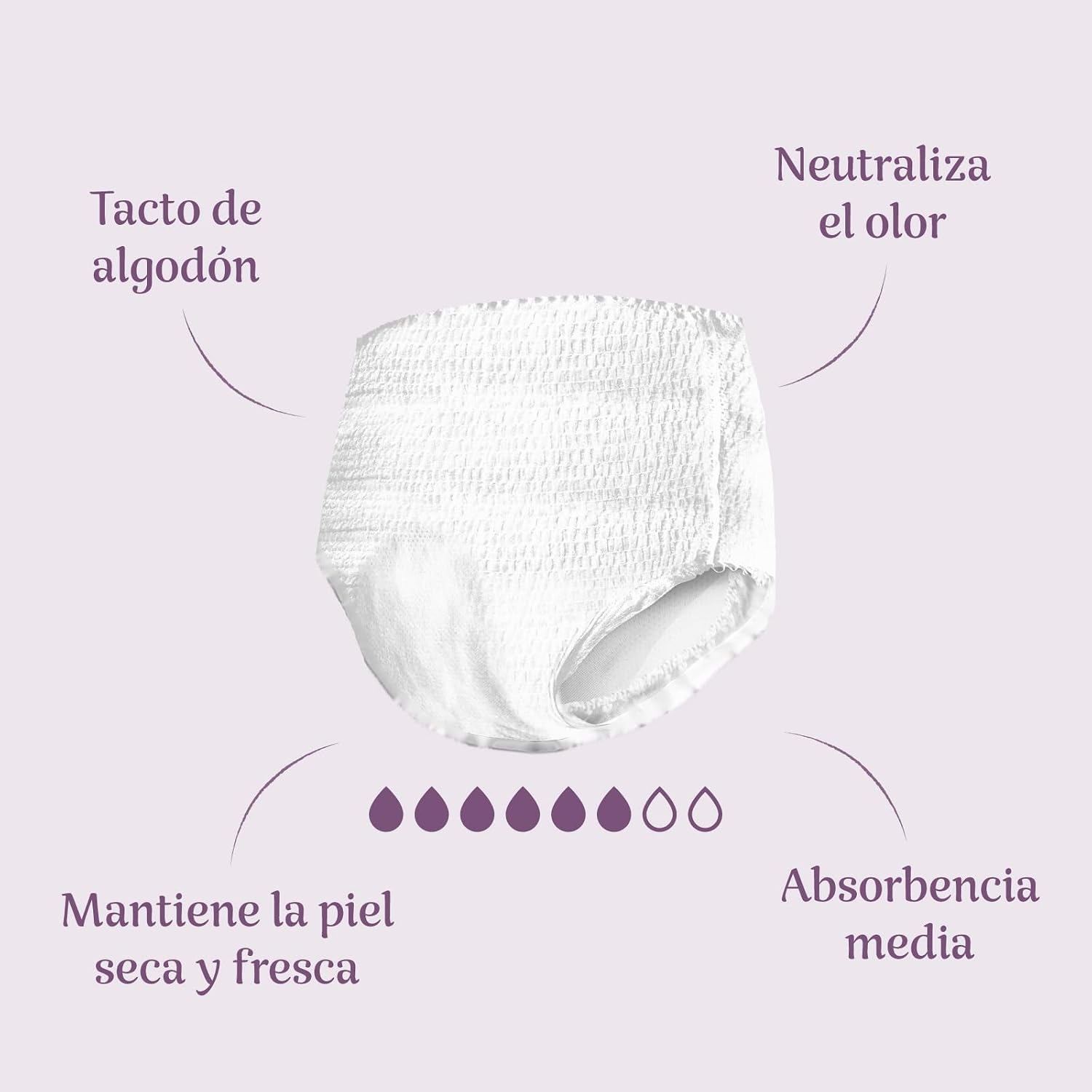 Thumbnail 3 de Amazon Basic Care Pant Mujer Discreet M Plus 💧 40 U.