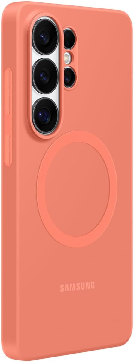 Detalle de Samsung EF-ES948COEGWW Galaxy S26 Ultra Silicone Magnet Case, Coral Red