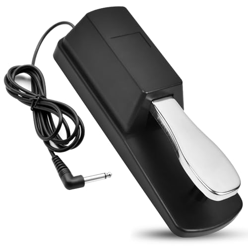 Detalle de Pédale de Sustain Universelle QUOTRE pour Clavier de Piano – avec câble 1,5 m et inverseur de polarité