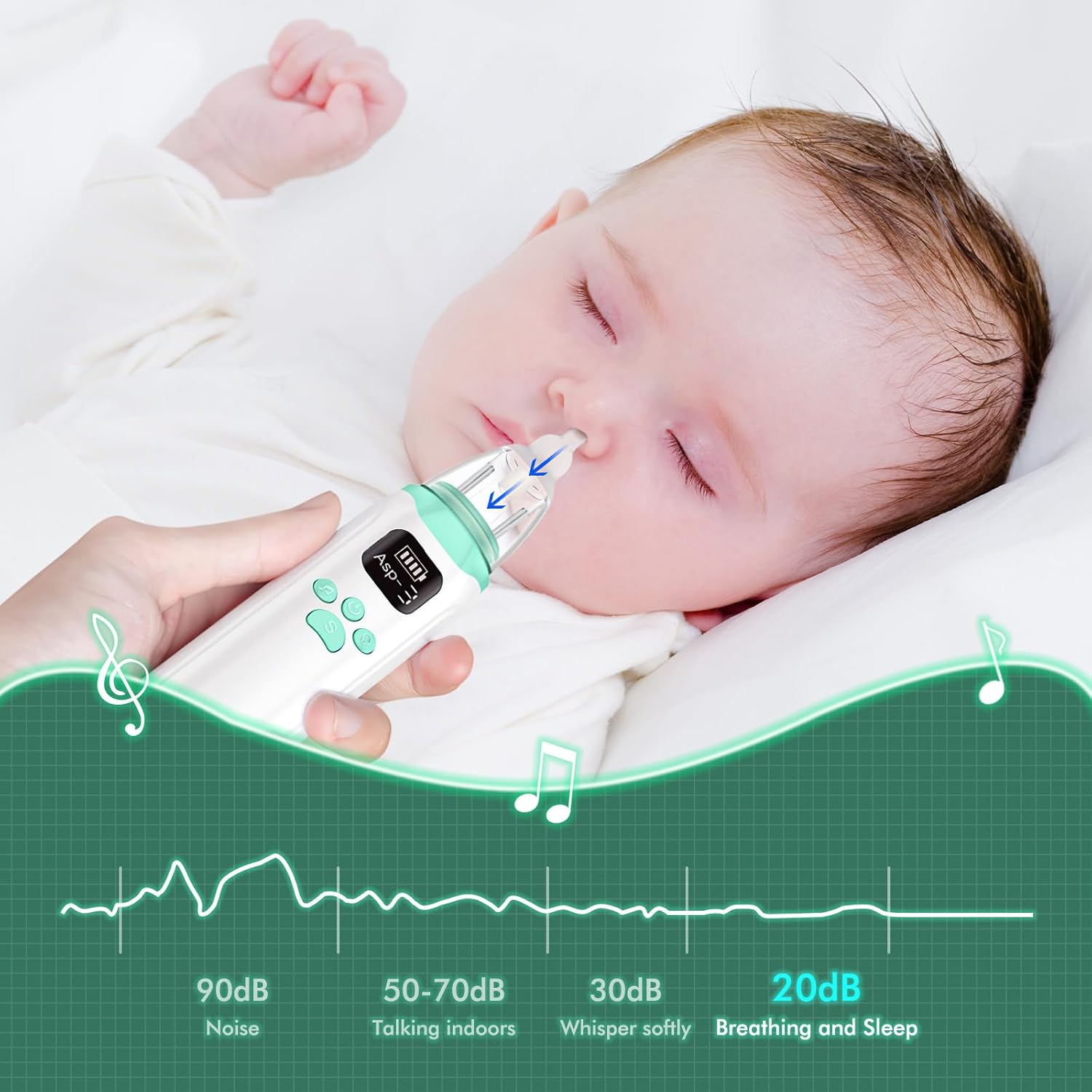 Detalle 2 de DIHOOM Nasal Aspirator with 3 Silicone Tips