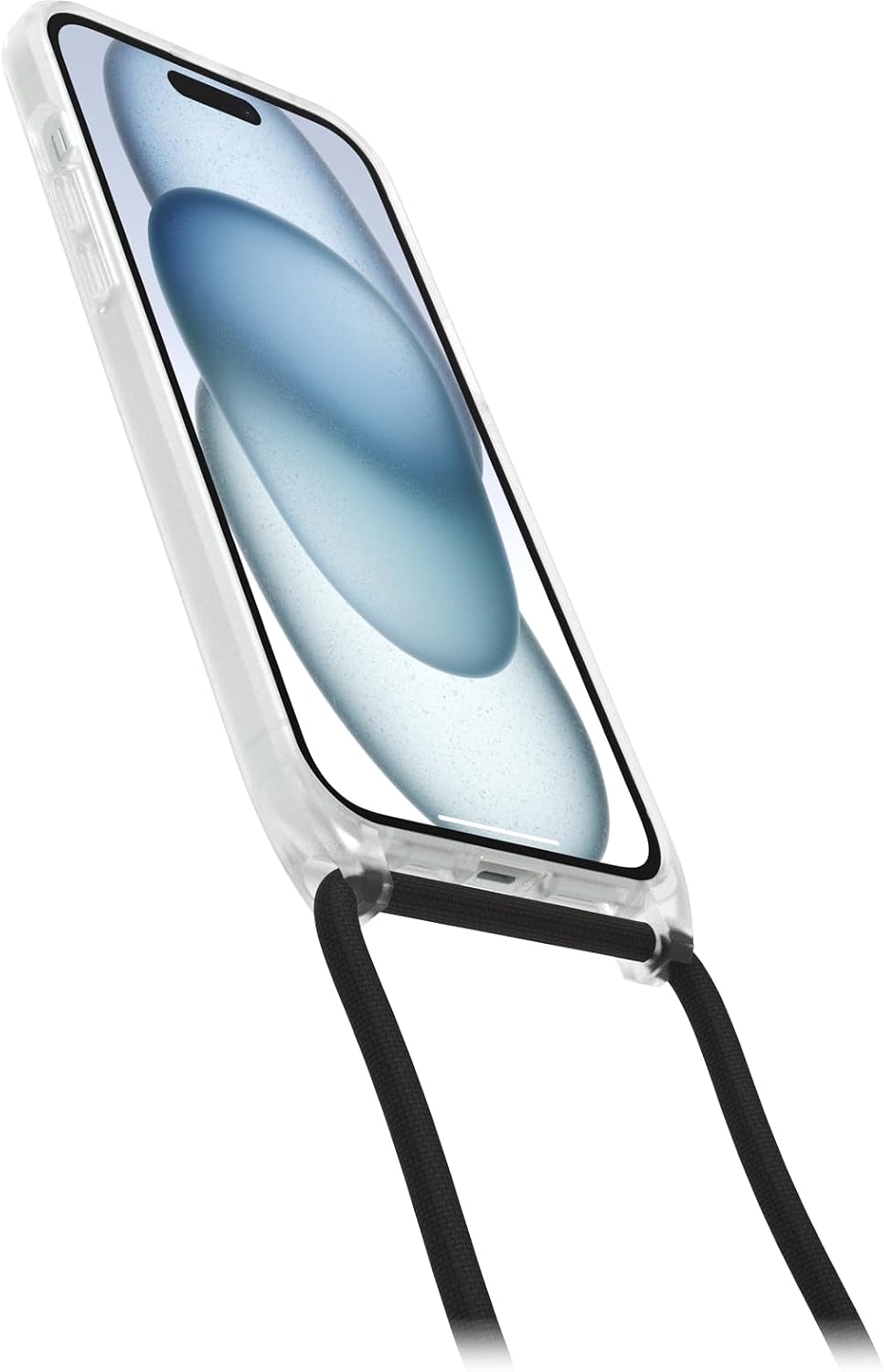 Detalle de OtterBox React Necklace avec MagSafe – coque ultra-mince pour iPhone 15 Plus / iPhone 14 Plus, cordon réglable Stardust