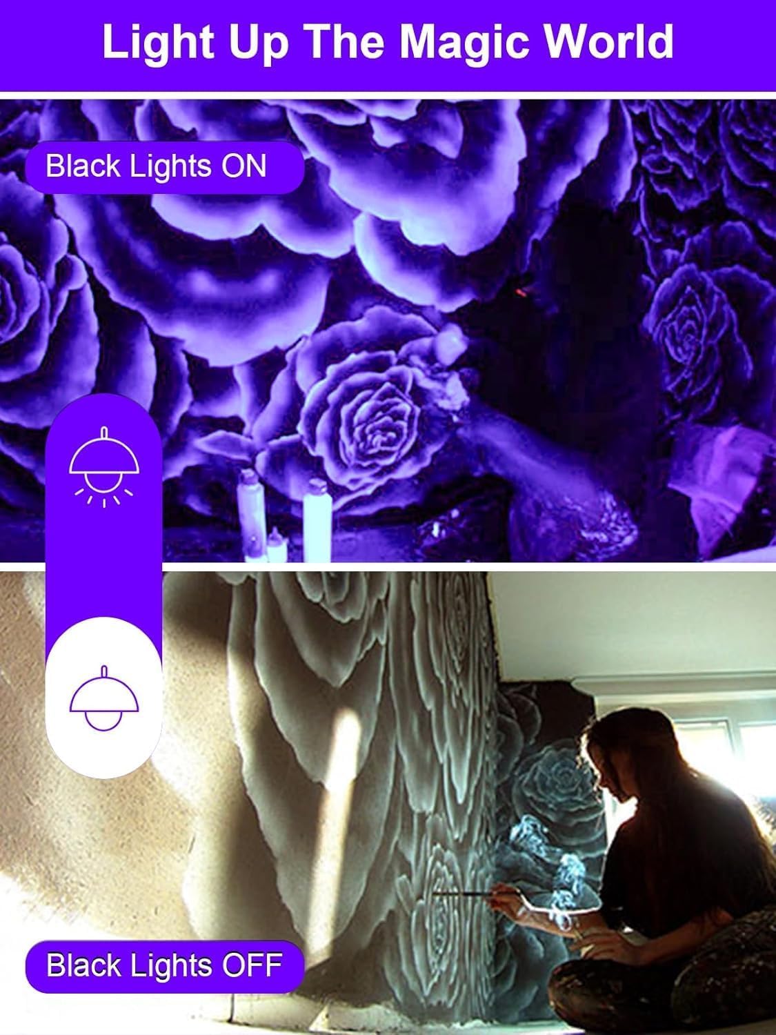 Detalle de ZUCKEO Blacklight Spotlight 15W
