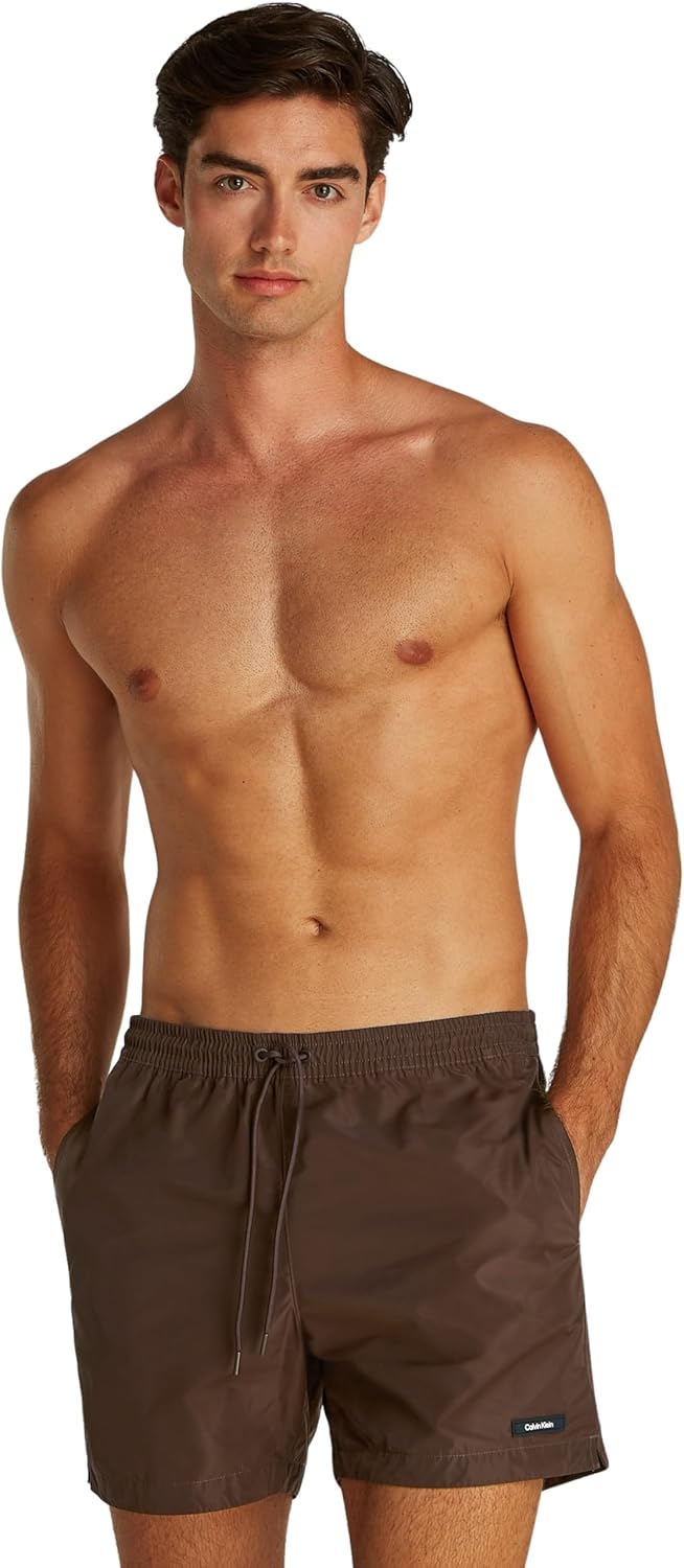 Thumbnail 6 de Calvin Klein Uomo Pantaloncino da Bagno Medium Drawstring-Print Lunghezza Media