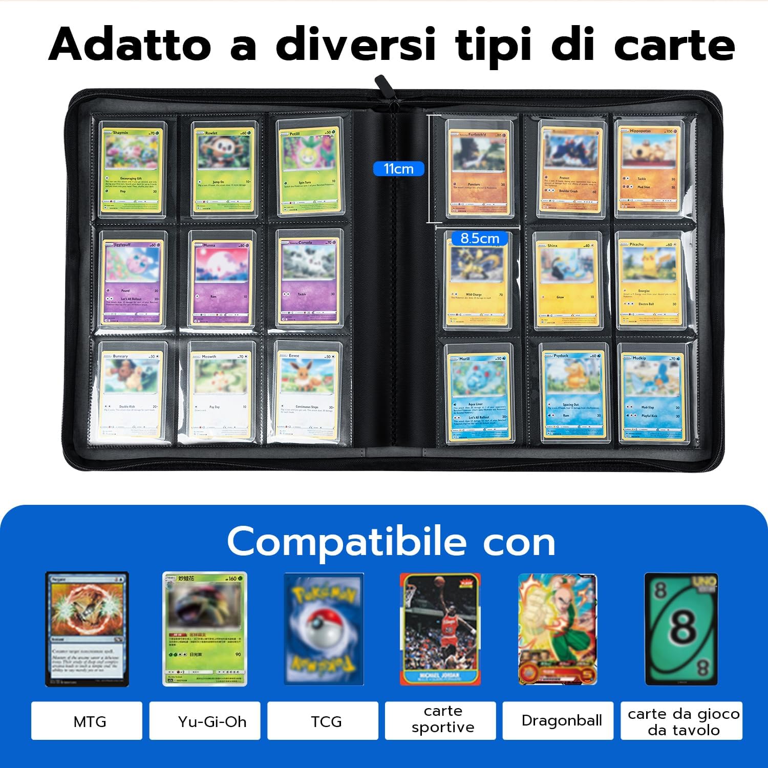 Thumbnail 2 de Tolesum Raccoglitore Carte 216 slot Blu